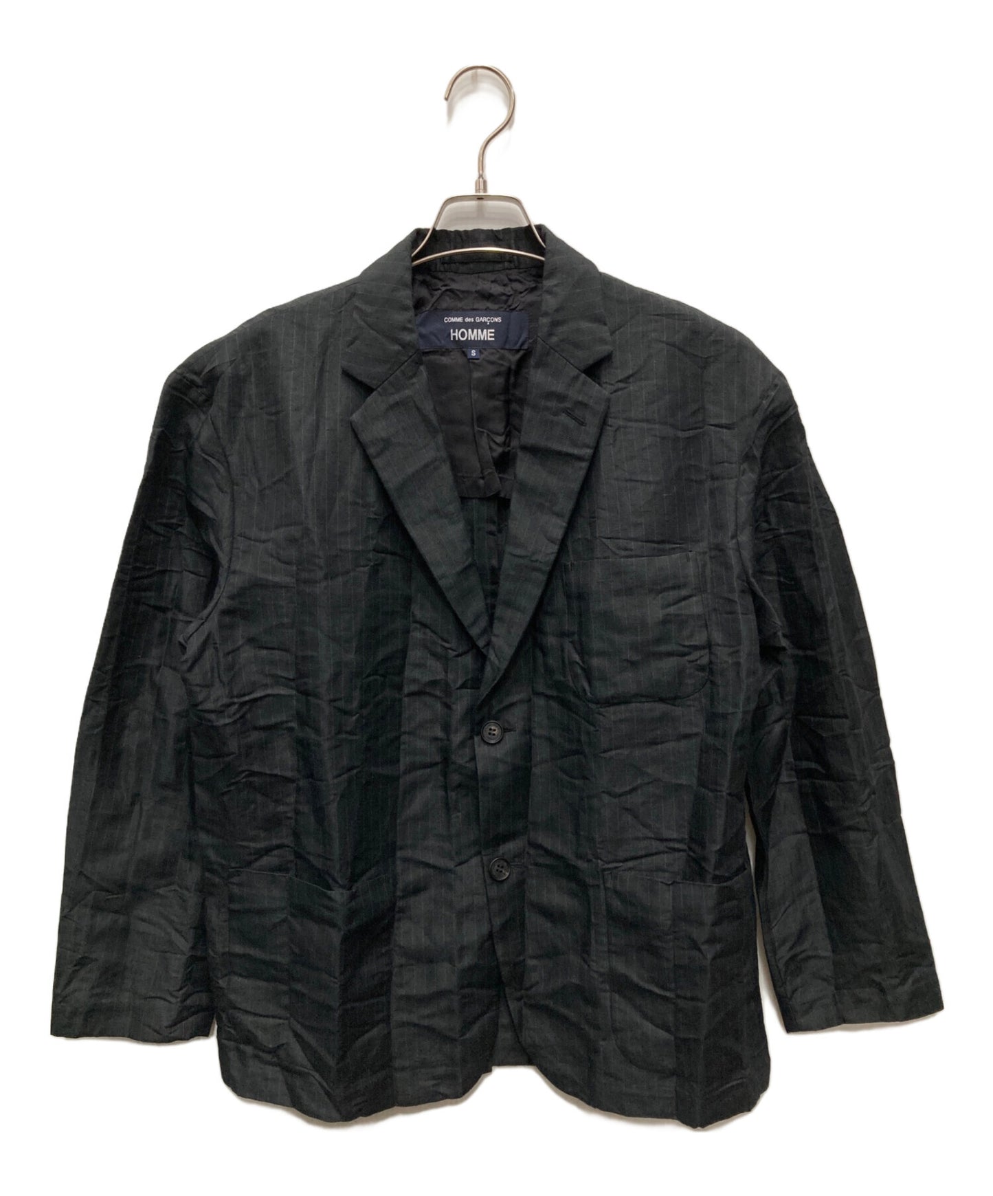 [Pre-owned] COMME des GARCONS HOMME Esterlamy Twill Stripe Product Finish Jacket HO-J026/AD2024