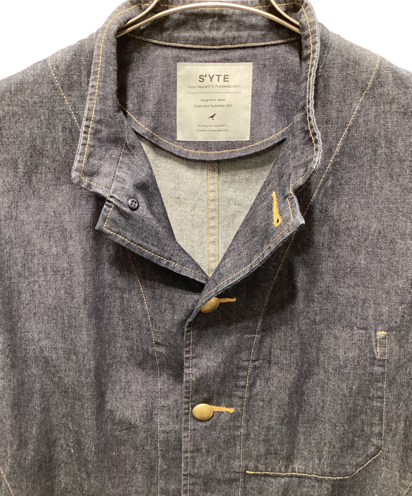[Pre-owned] s'yte Yohji Yamamoto Denim Jacket UV-J41-005