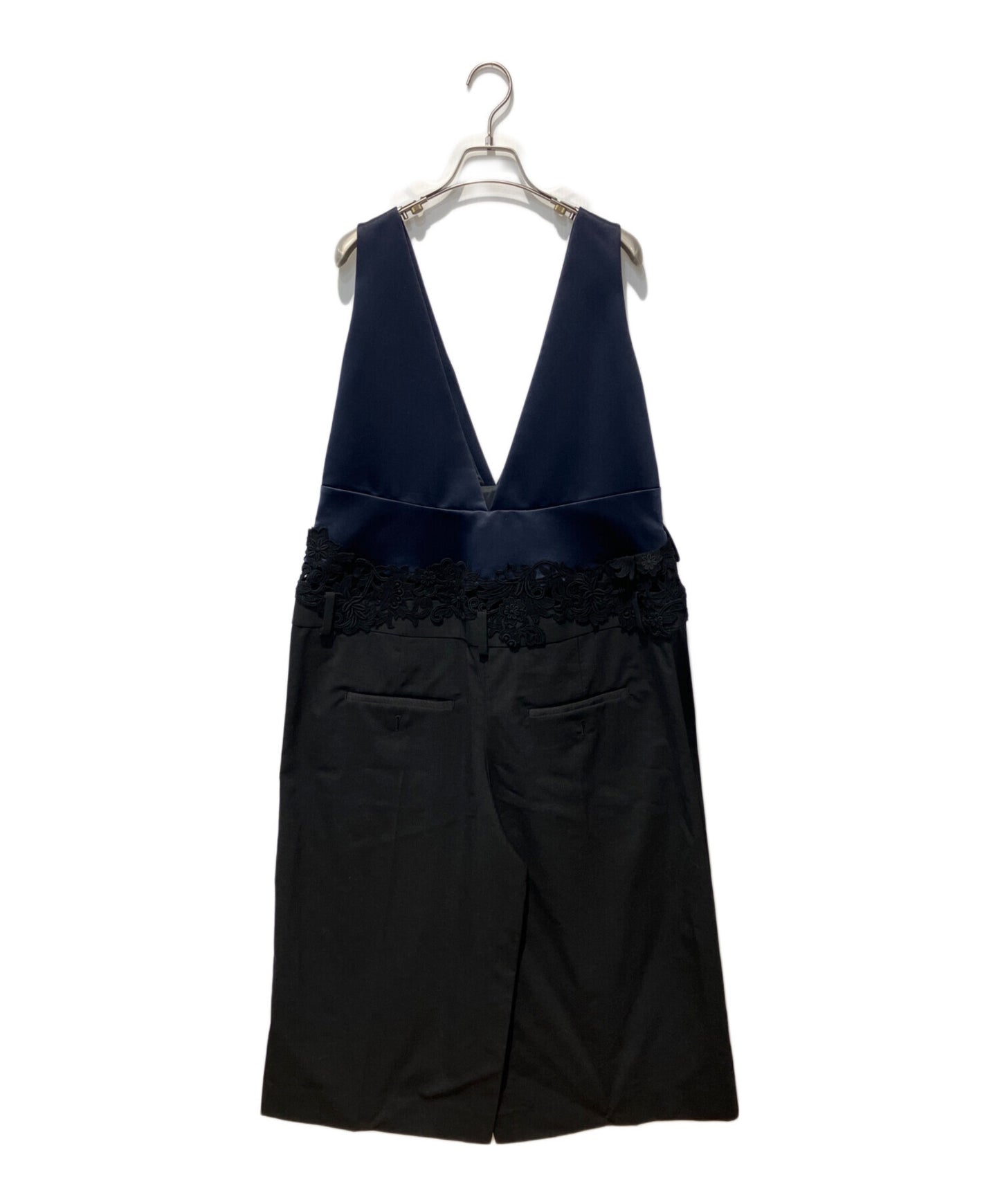 [Pre-owned] sacai Docked Sleeveless Dress 21-05592