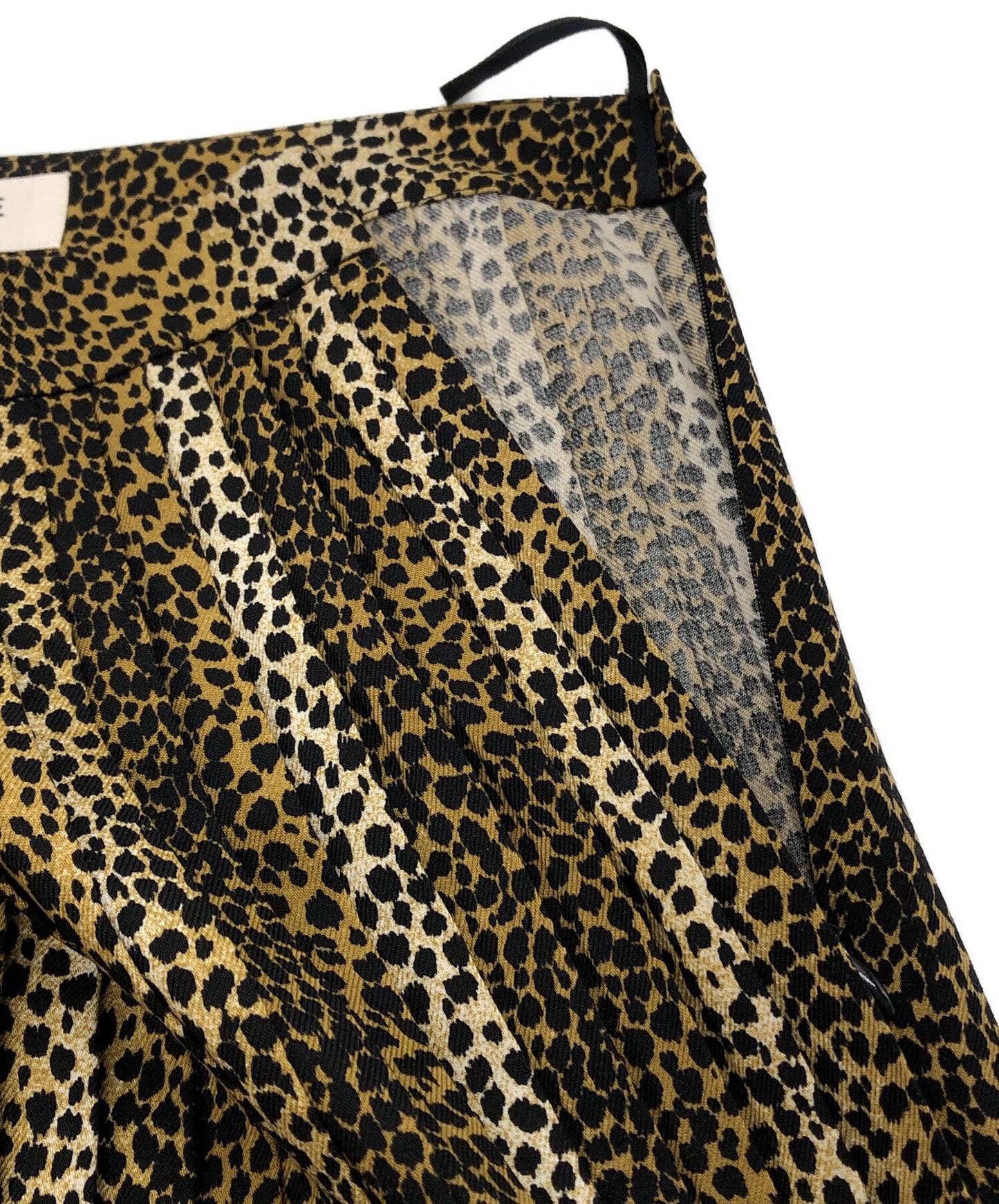 [Pre-owned] CELINE Pleated Skirt 2J075410F