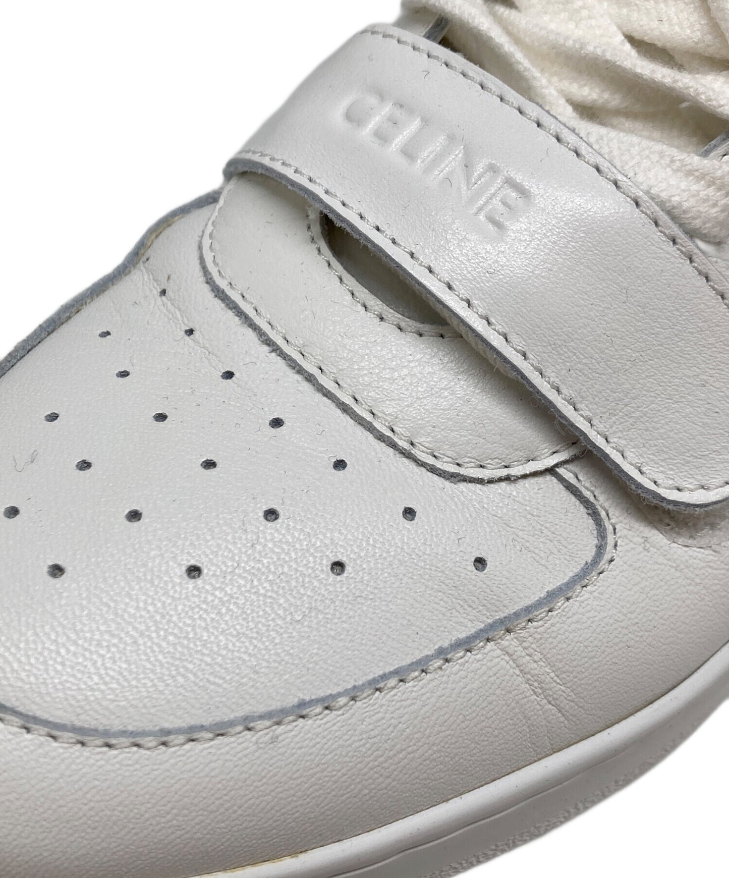 [Pre-owned] CELINE Velcro strap mid sneaker CT-02