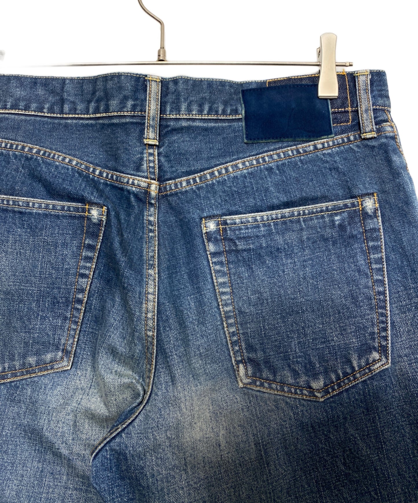 [Pre-owned] VISVIM SOCIAL SCULPTURE 21 DAMAGED-40 (Social Sculpture 21 Damaged Denim Pants) 0124105005018