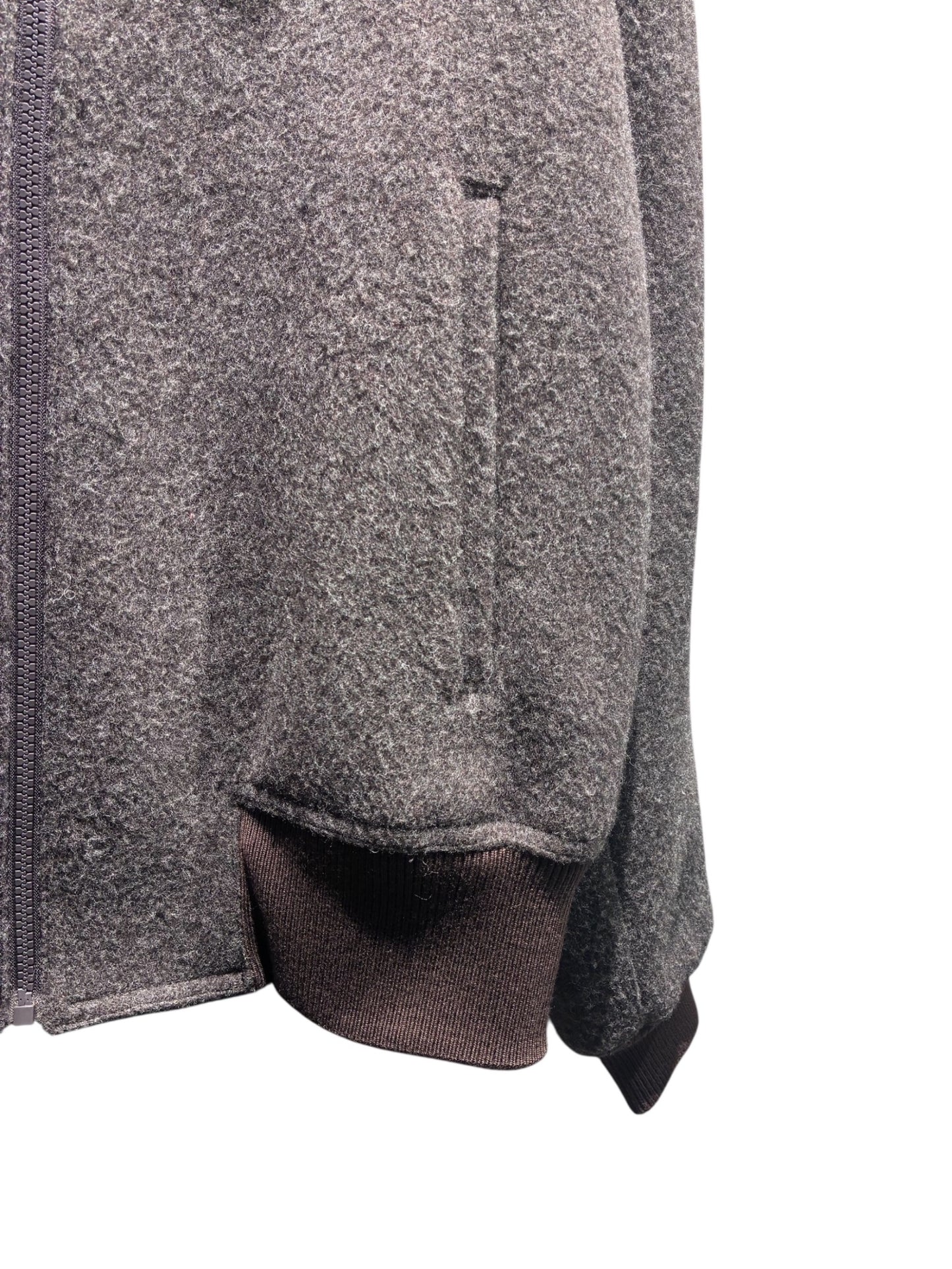 [Pre-owned] PRADA Wool Blouson Jacket with Shearling Collar / Drizzler Jacket / SGC958 / AW SGC958