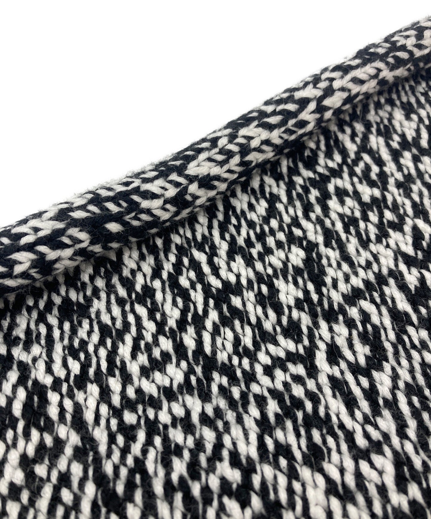 [Pre-owned] ISSEY MIYAKE BROBDINGNAG KNIT cropped top/short length knit IM43KN251