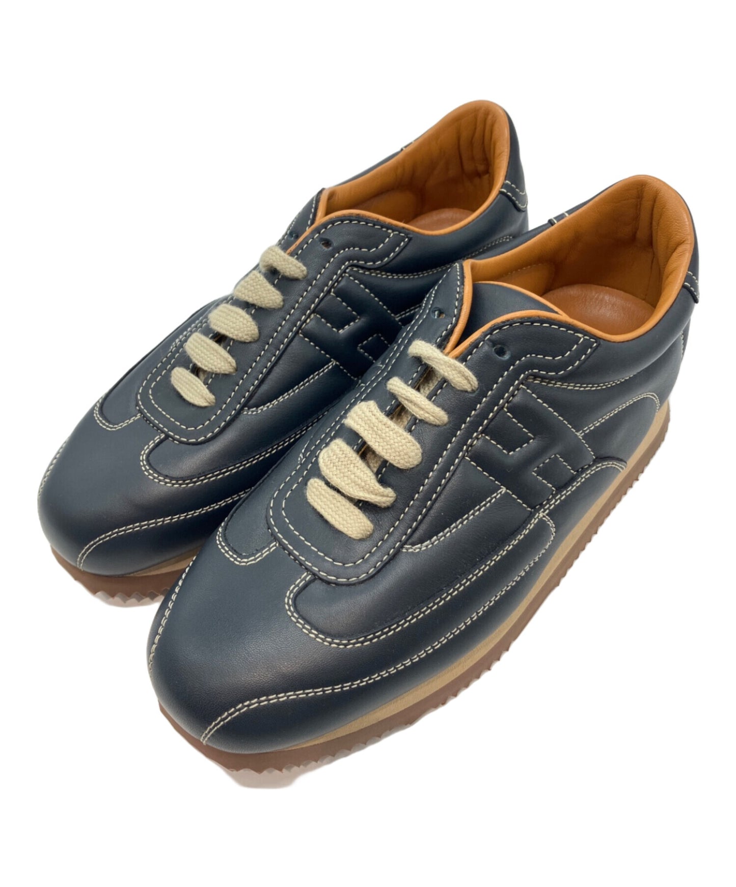 [Pre-owned] HERMES Quick/Low-Top Sneakers