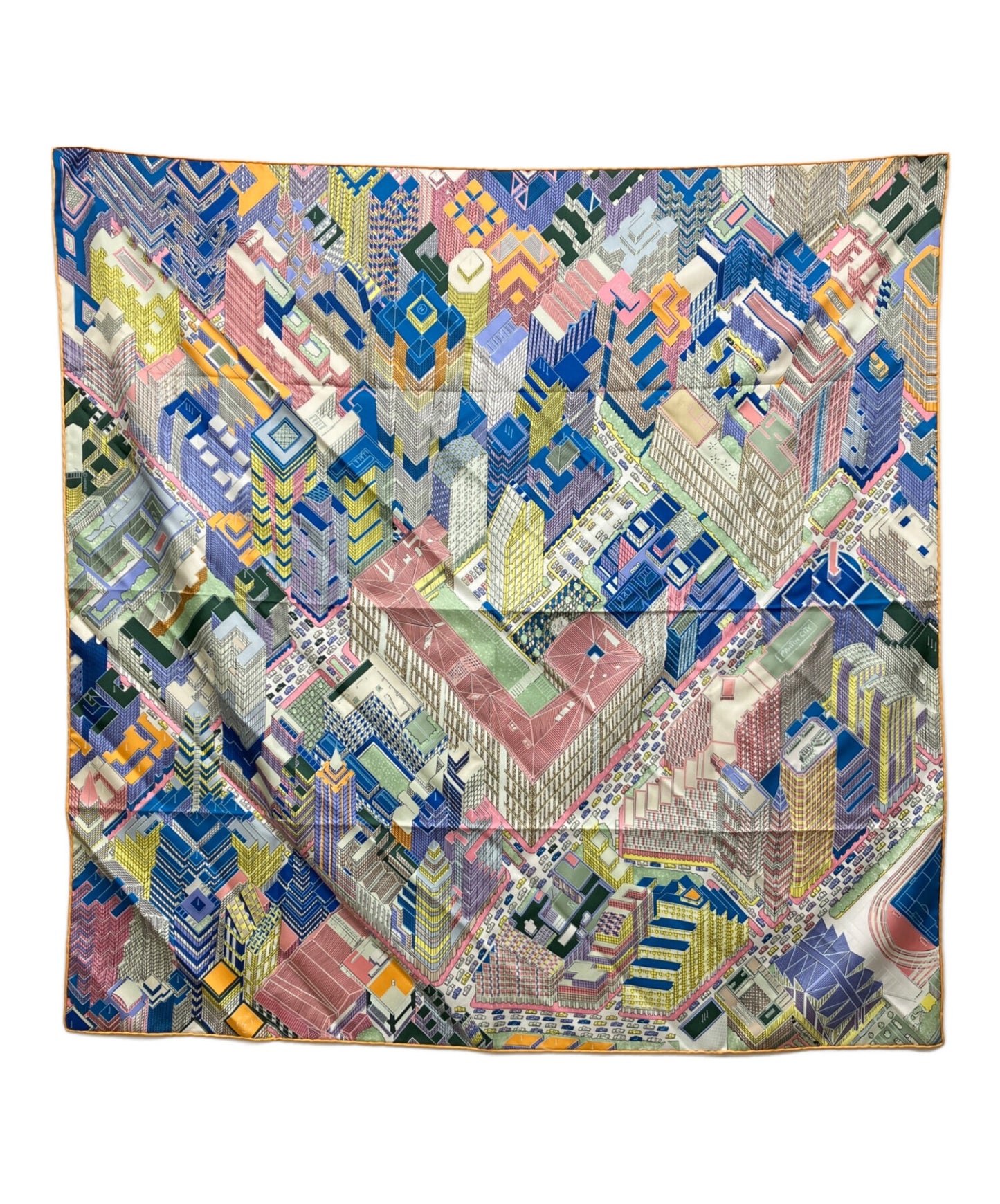 [Pre-owned] HERMES Kare 90 / Pantin City / Pantin City / Silk Scarf / Stole