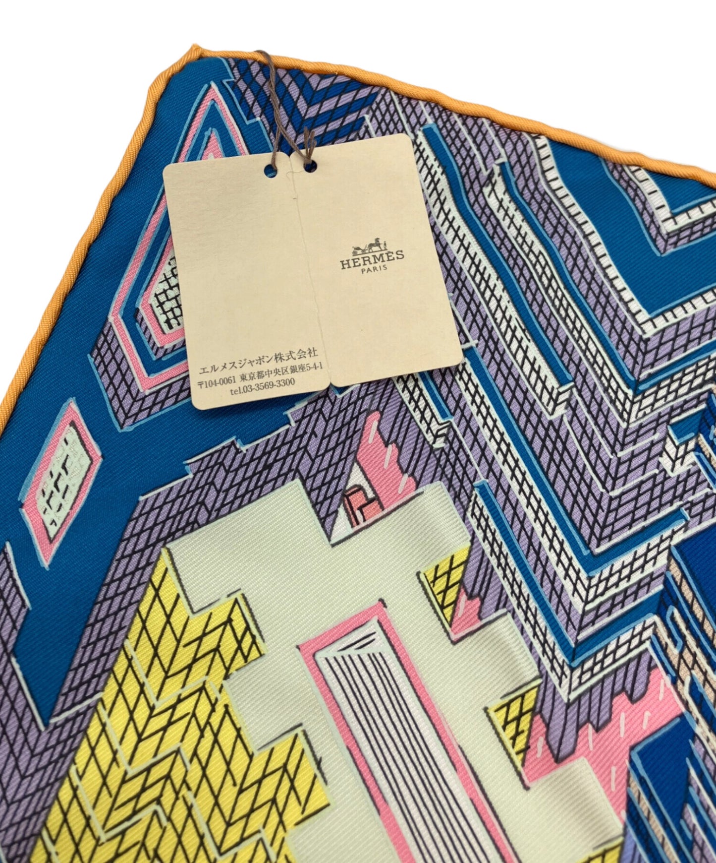 [Pre-owned] HERMES Kare 90 / Pantin City / Pantin City / Silk Scarf / Stole