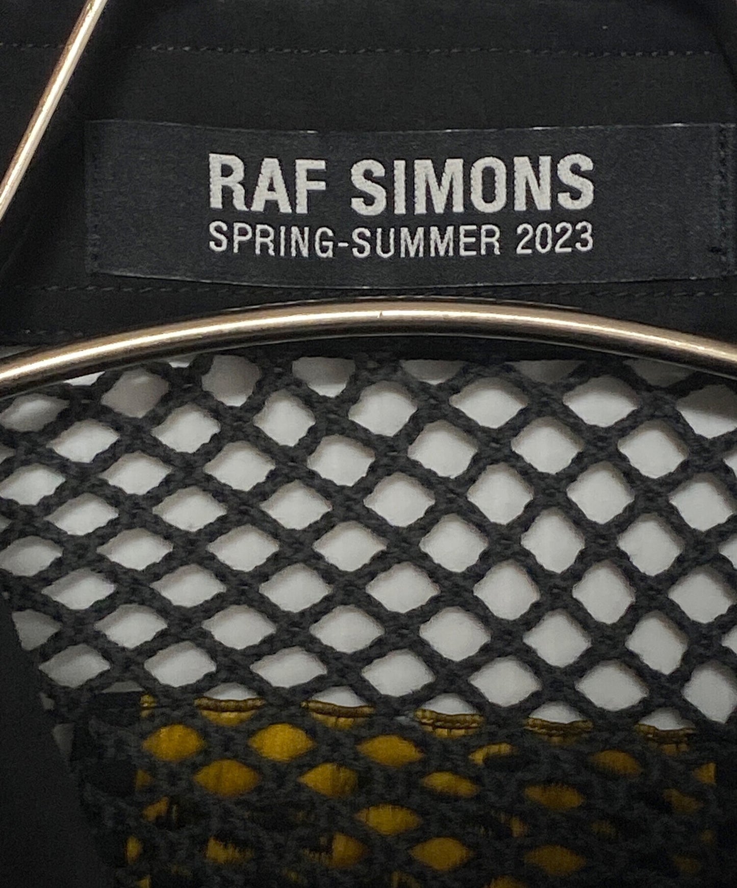 [Pre-owned] RAF SIMONS Classic shirt with net insert 213-M256