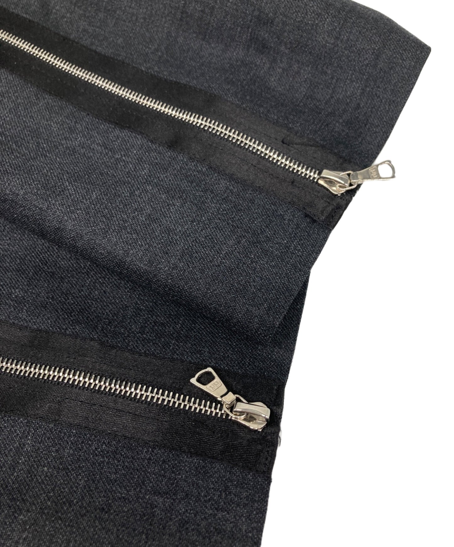 [Pre-owned] UNDERCOVER Slim Slacks with Zipped Back Hem UC2B4504