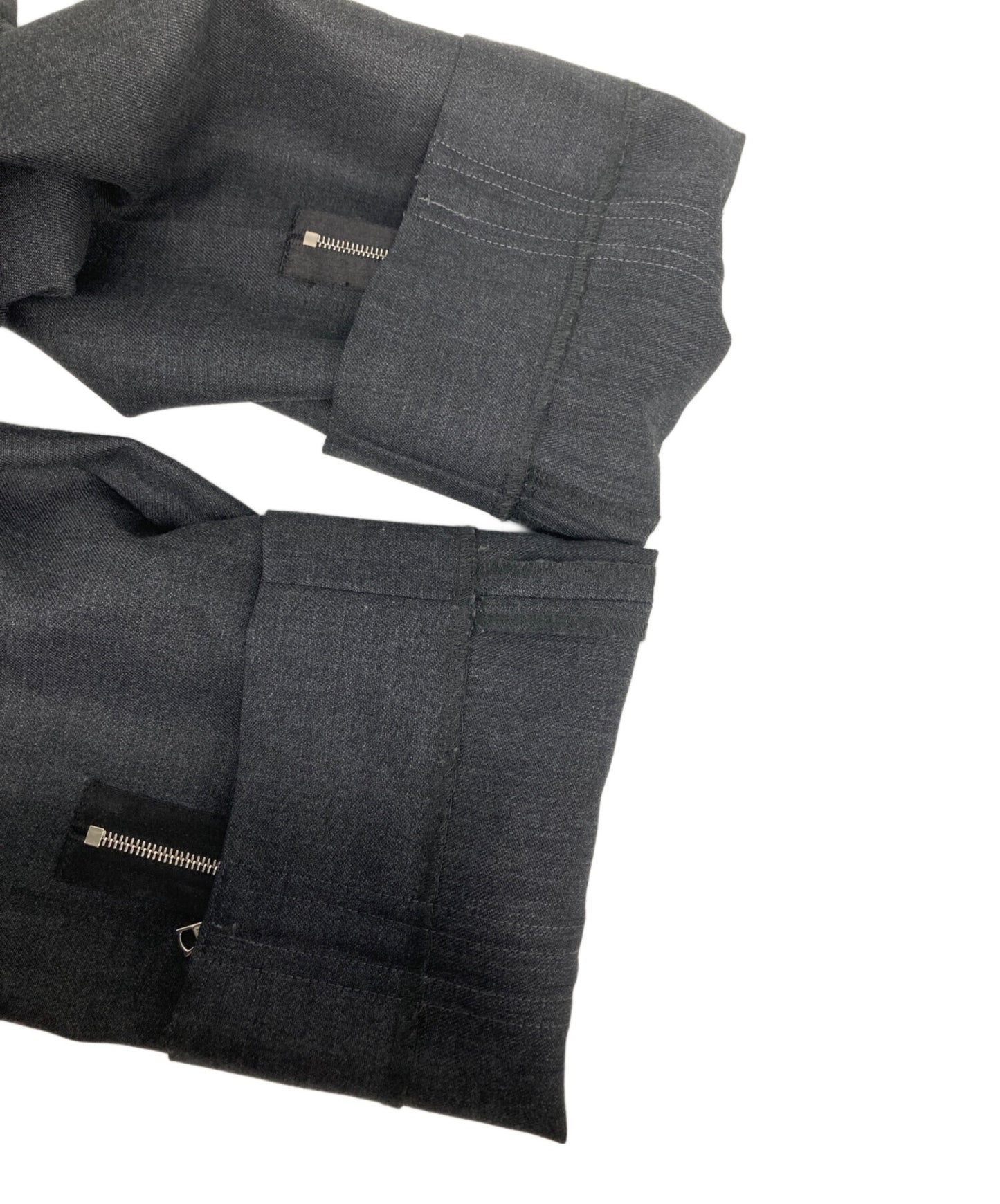 [Pre-owned] UNDERCOVER Slim Slacks with Zipped Back Hem UC2B4504