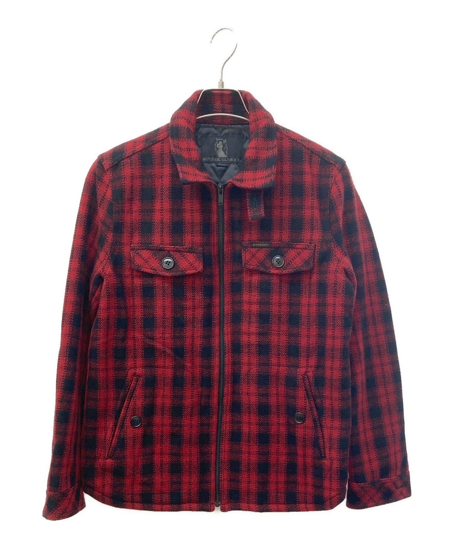 [Pre-owned] Hysteric Glamour Wool Check Jacket 0294AB04