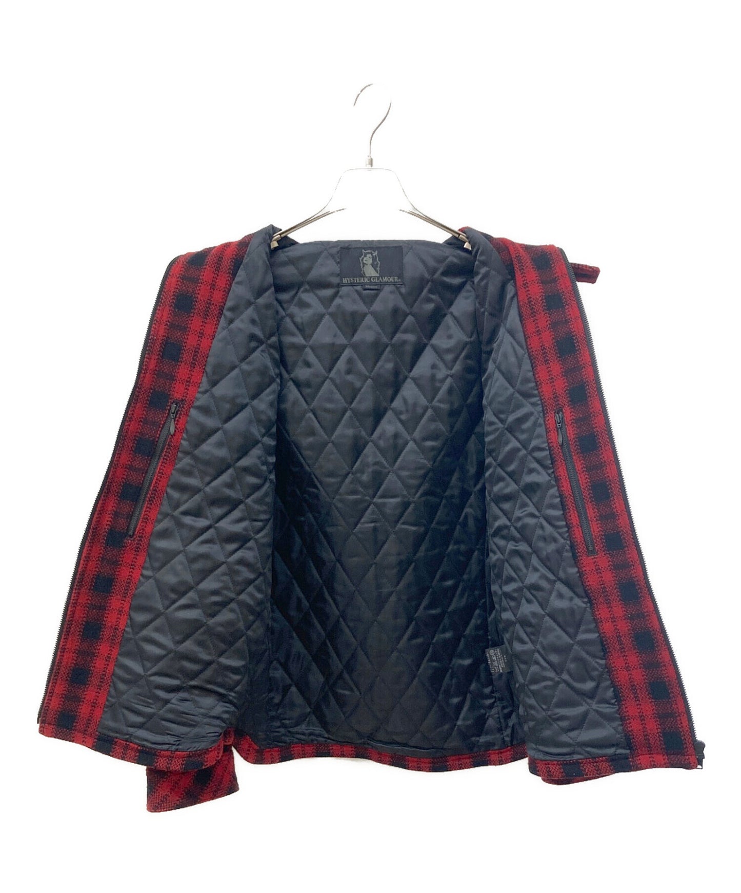 [Pre-owned] Hysteric Glamour Wool Check Jacket 0294AB04