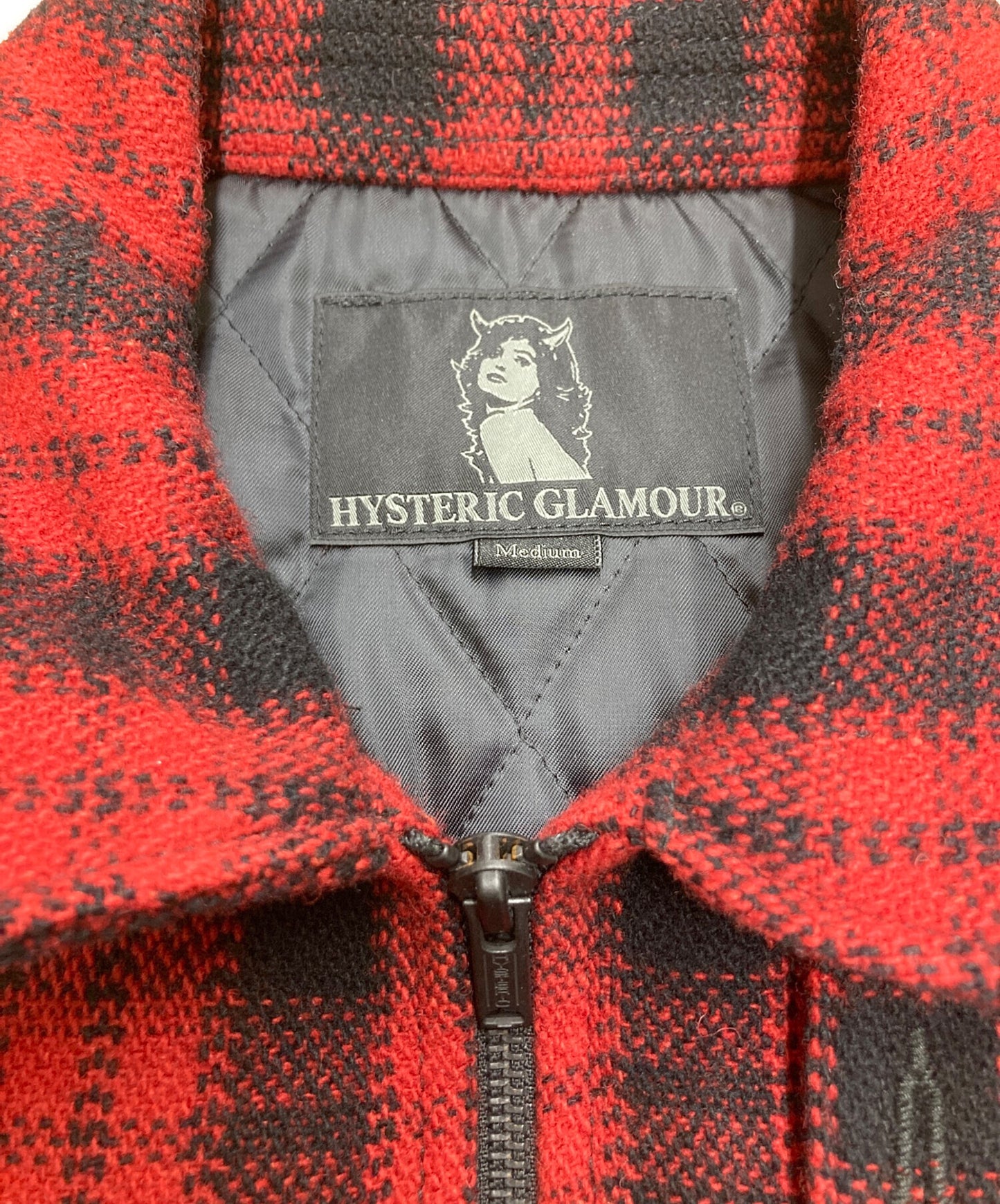 [Pre-owned] Hysteric Glamour Wool Check Jacket 0294AB04