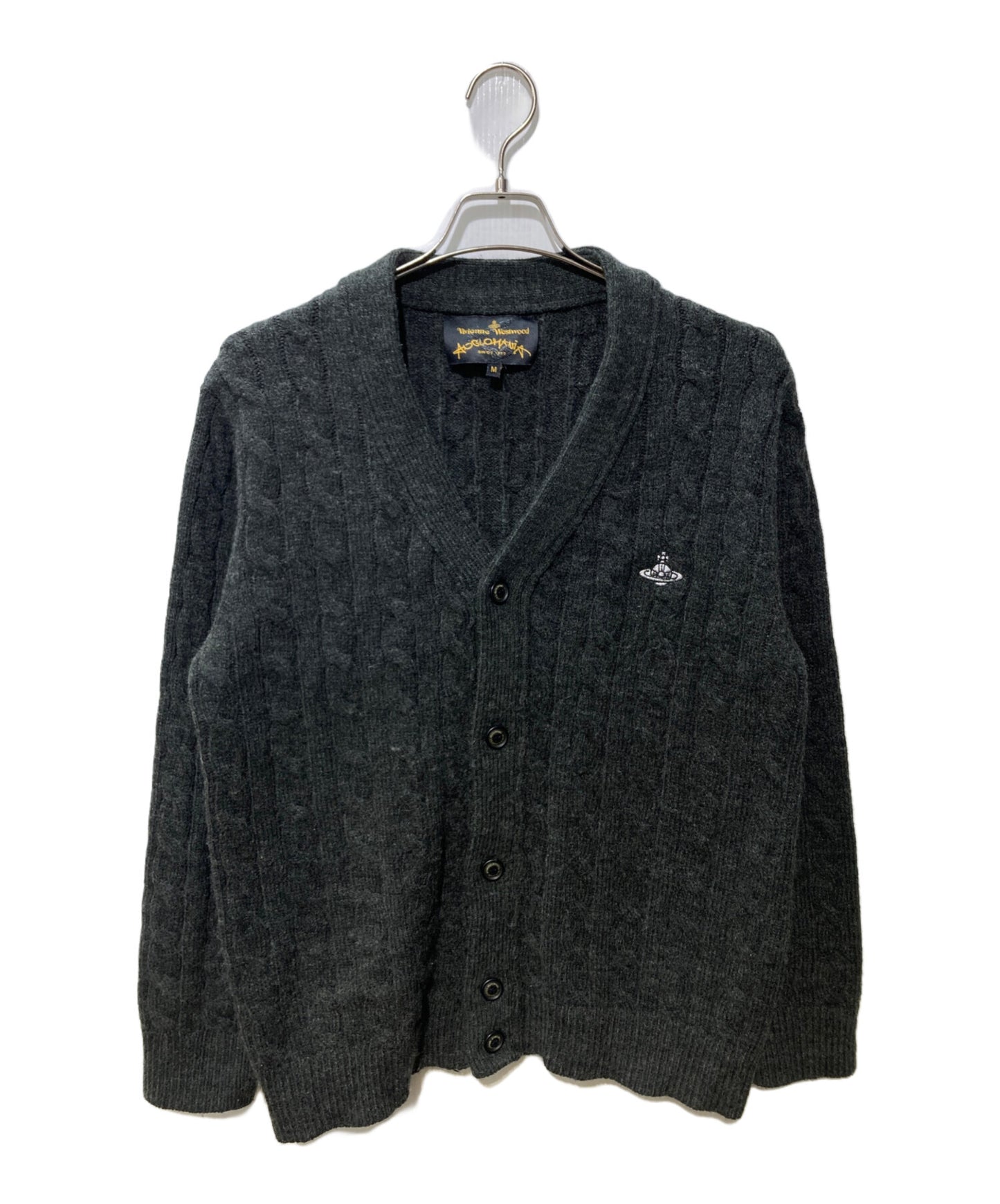 [Pre-owned] Vivienne Westwood ANGLOMANIA Cable Knit Cardigan 1803001z-yoooq