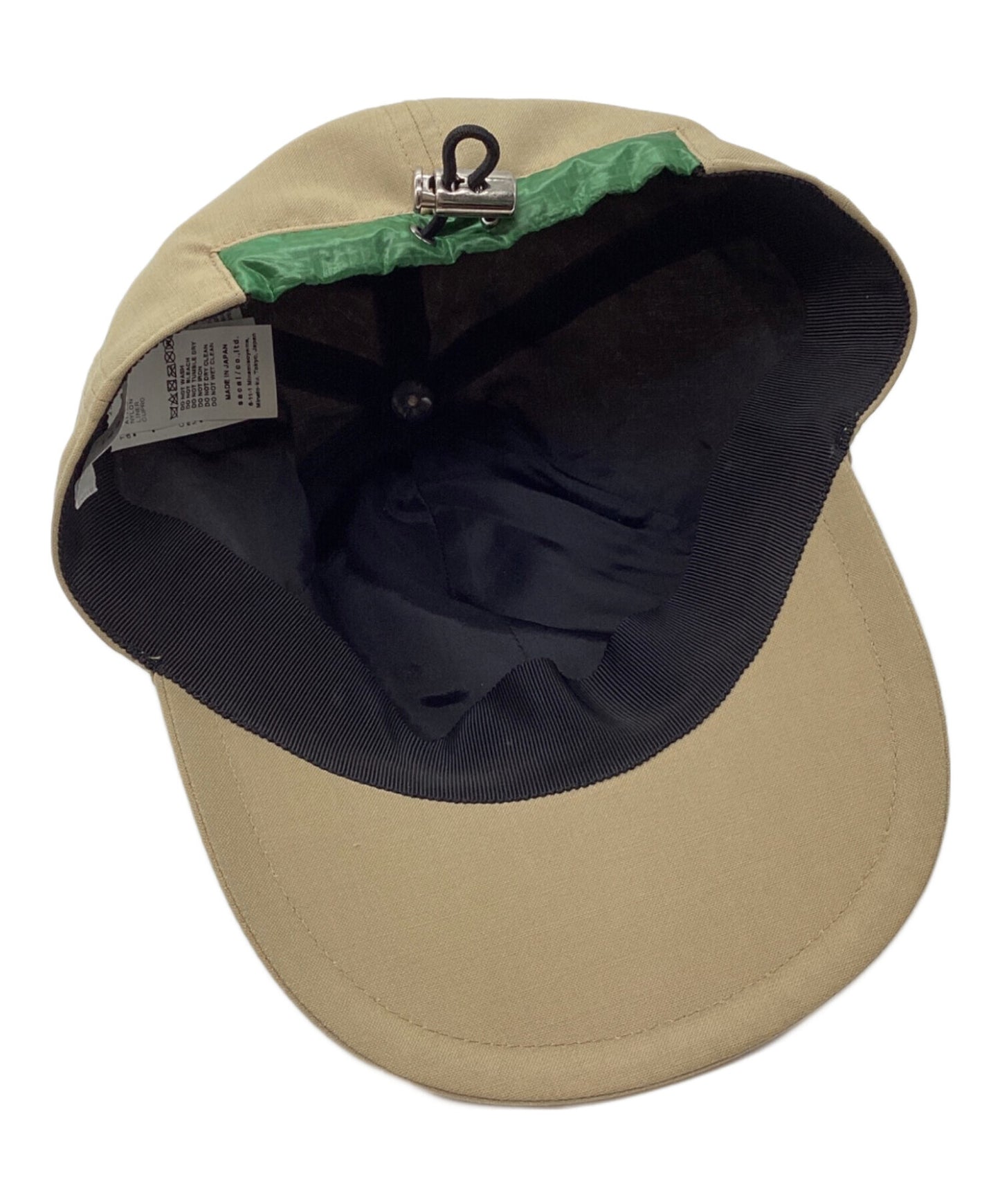 [Pre-owned] sacai Suiting Drawstring Cap 23-0483S 23-0483S