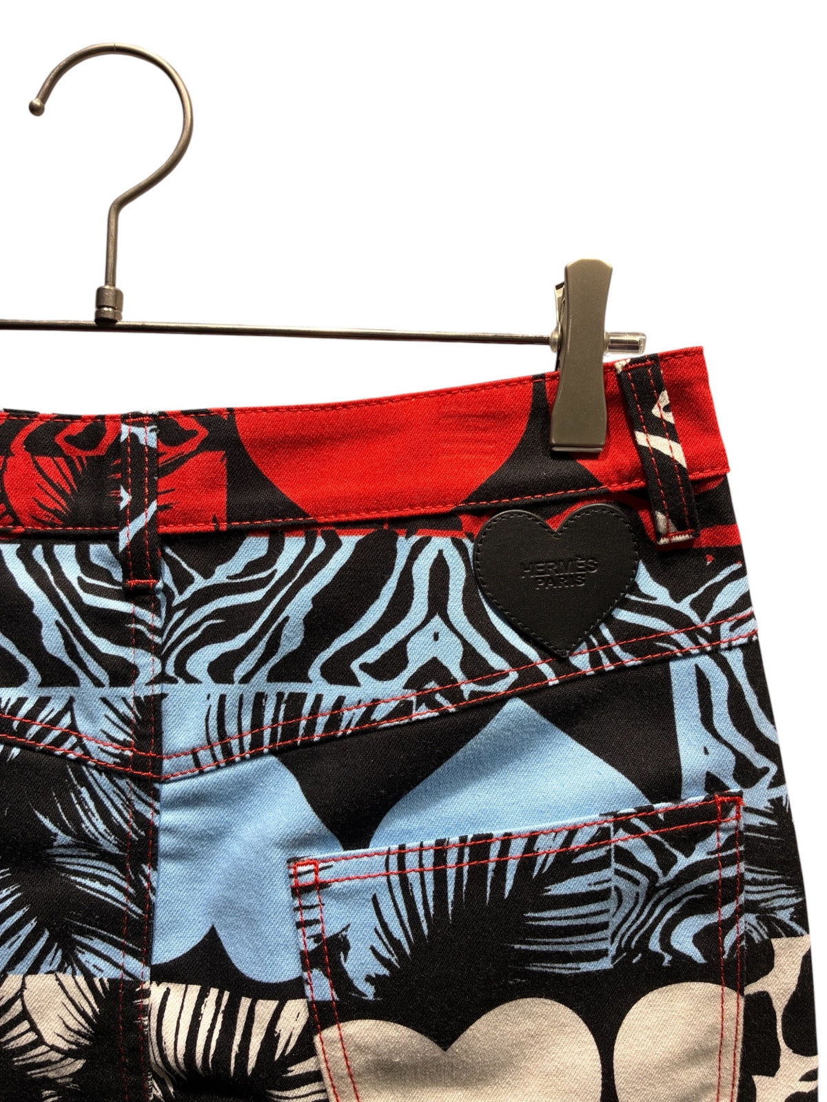[Pre-owned] HERMES Wild Heart Skirt / All-Over Print / 3E0350D1 3E0350D1