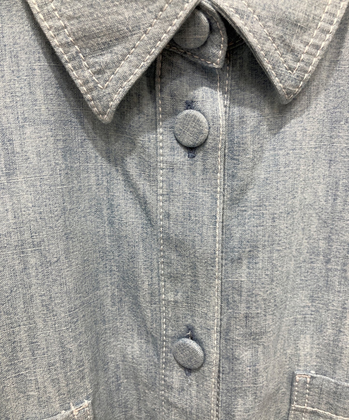 [Pre-owned] FENDI FF Logo Cotton Shirt FLF641