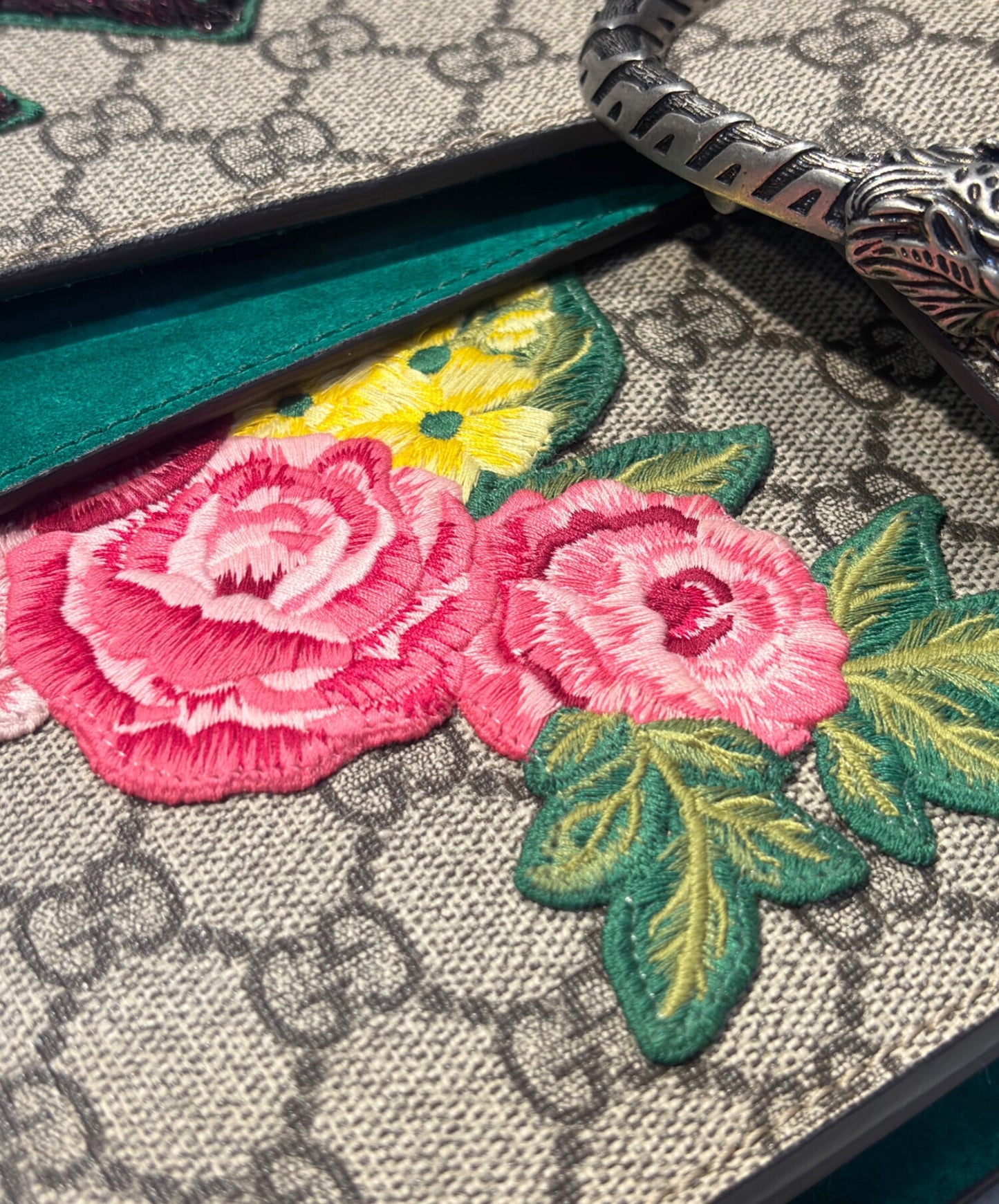 [Pre-owned] GUCCI Dionysus Shoulder Bag GG Supreme Modern Medium / Dionysus Floral Bag / Chain Shoulder Bag 403348