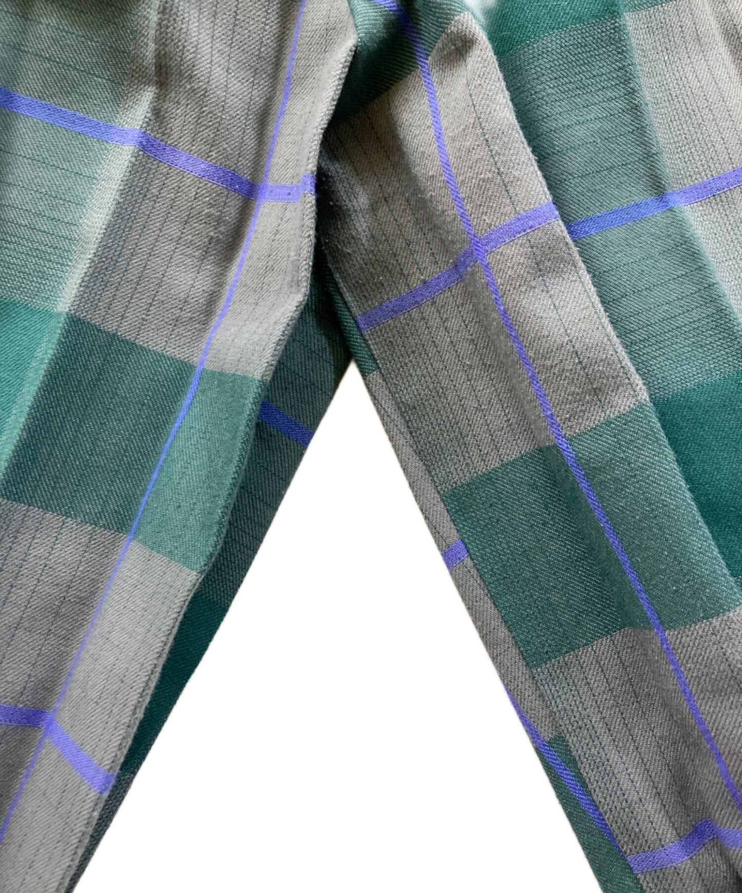 [Pre-owned] me ISSEY MIYAKE CHECK PLEATS BOTTOM MI43FF932