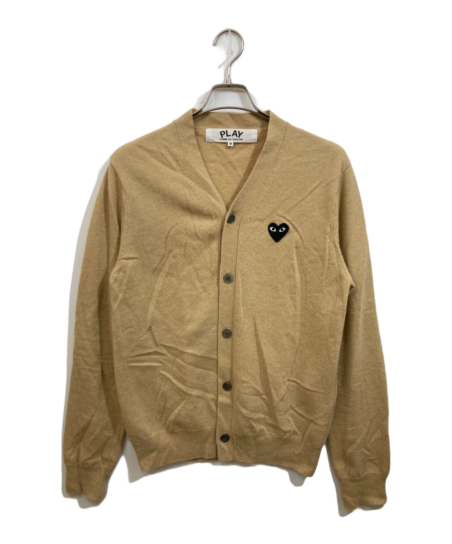 [Pre-owned] PLAY COMME des GARCONS Heart Logo Cardigan/CARDIGAN AZ-N024