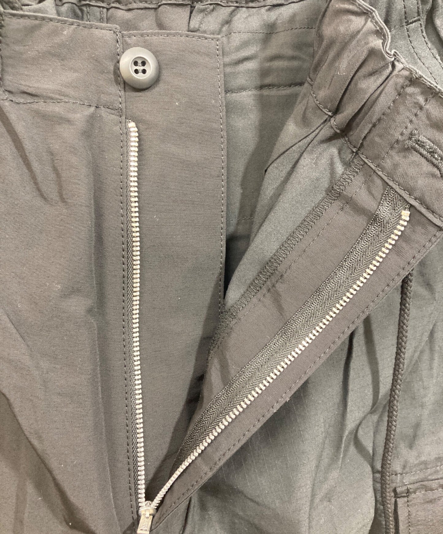 [Pre-owned] COMME des GARCONS HOMME Cotton nylon cloth and multi-material mix pants HN-P010