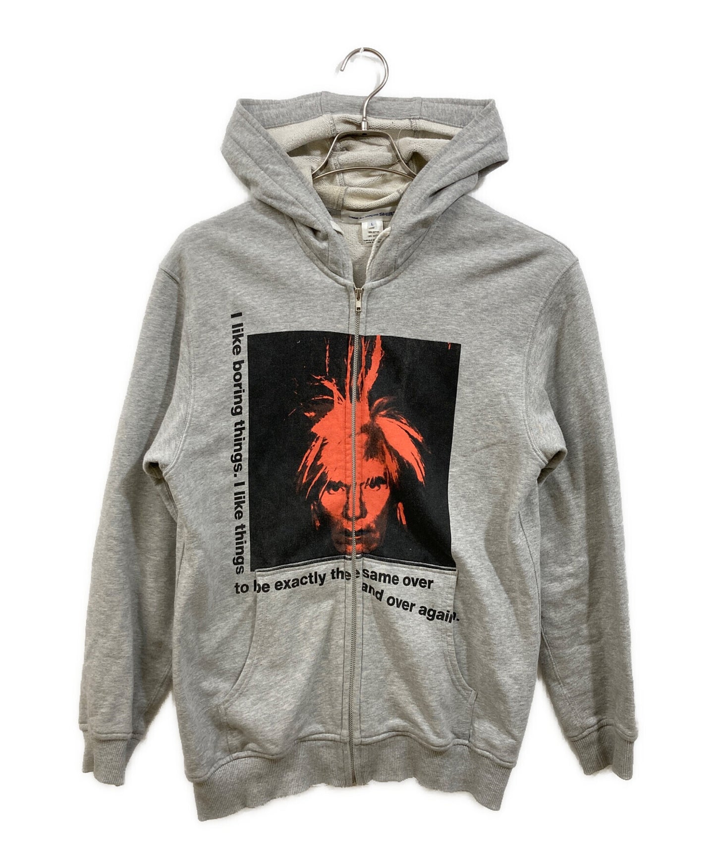 [Pre-owned] COMME des GARCONS SHIRT zip hoodie FM-T001