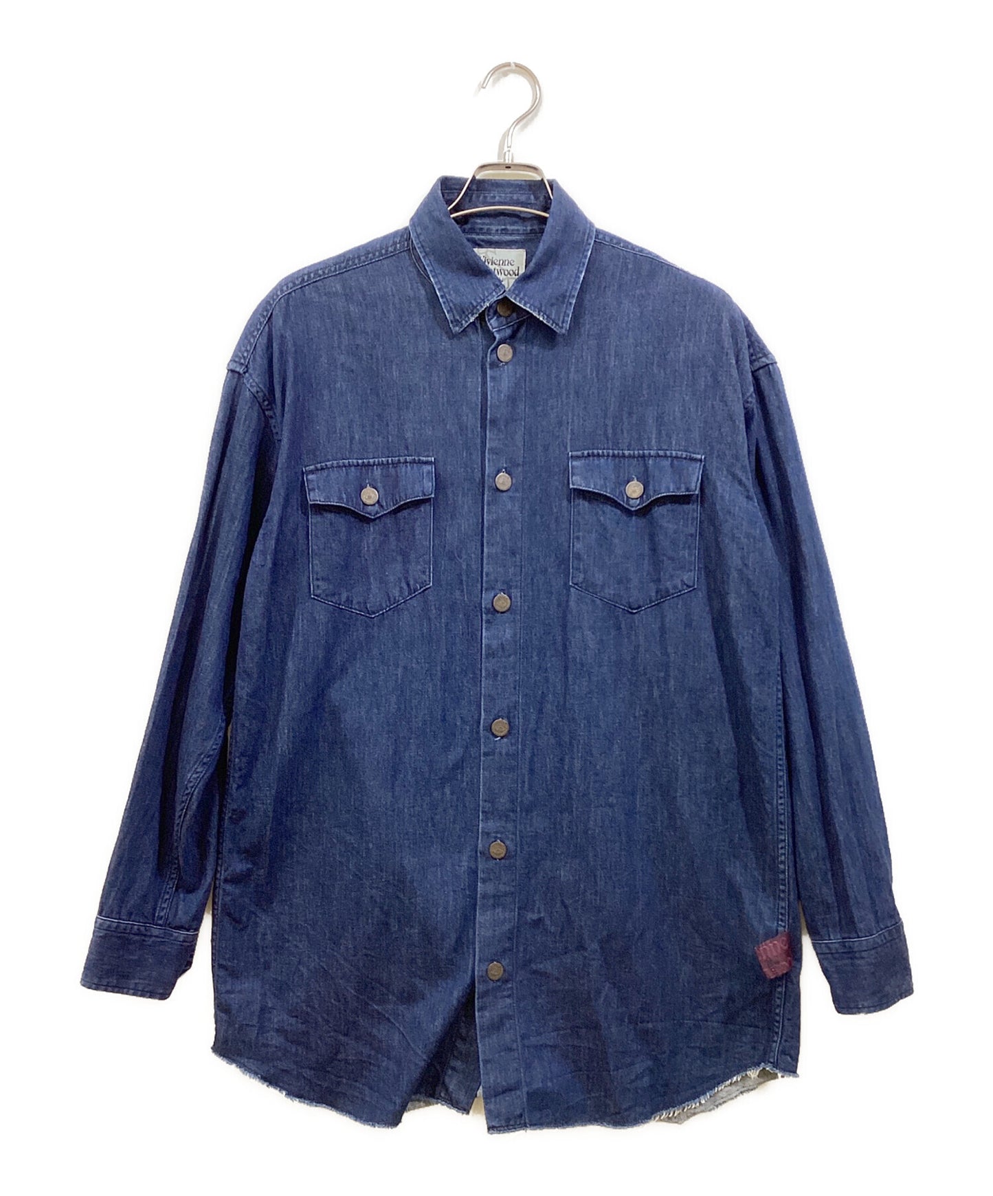 [Pre-owned] Vivienne Westwood man Denim Big Shape Shirt 189043 7225