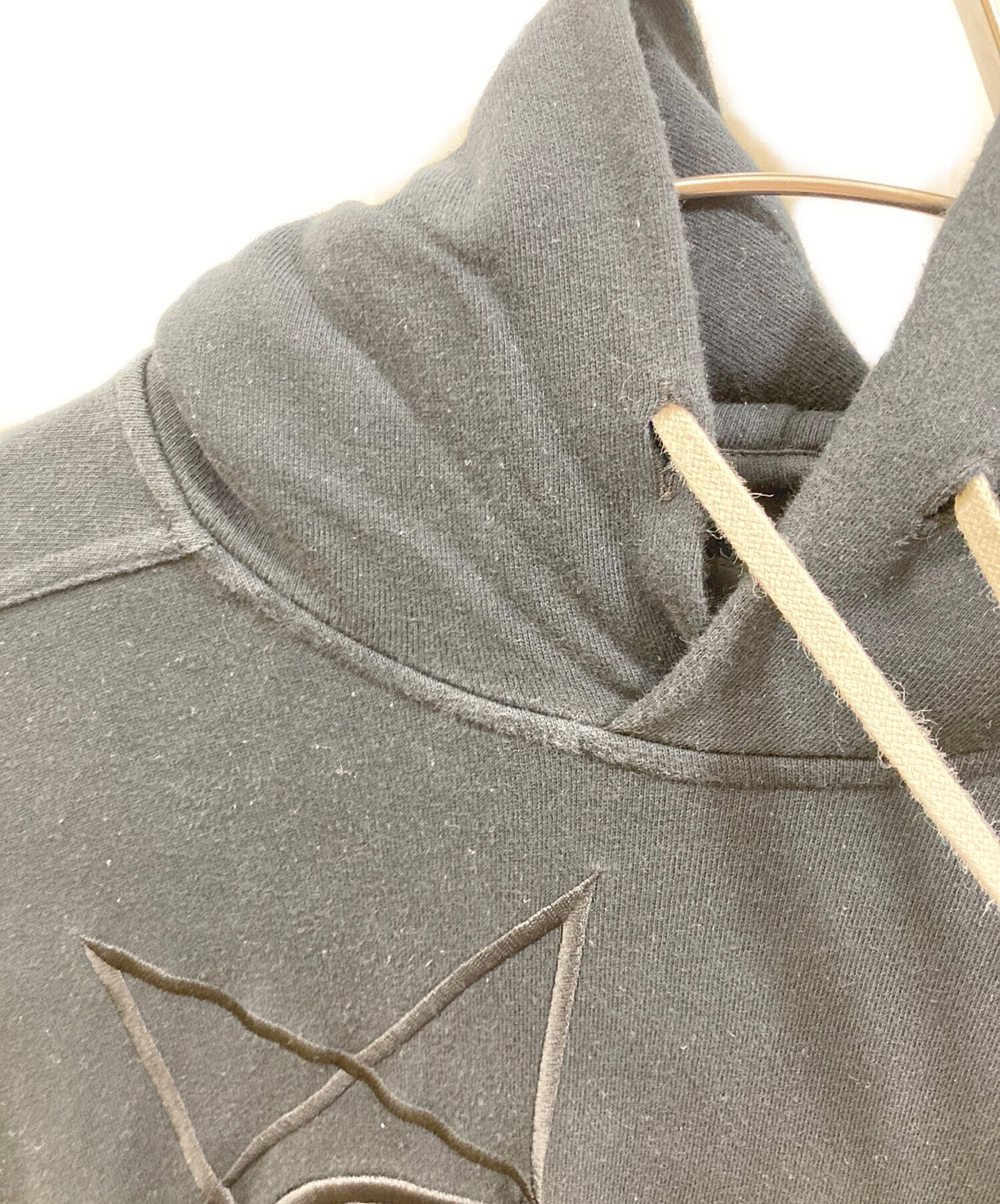 [Pre-owned] RICK OWENS Logo Embroidery Hoodie CM21S0008-216757