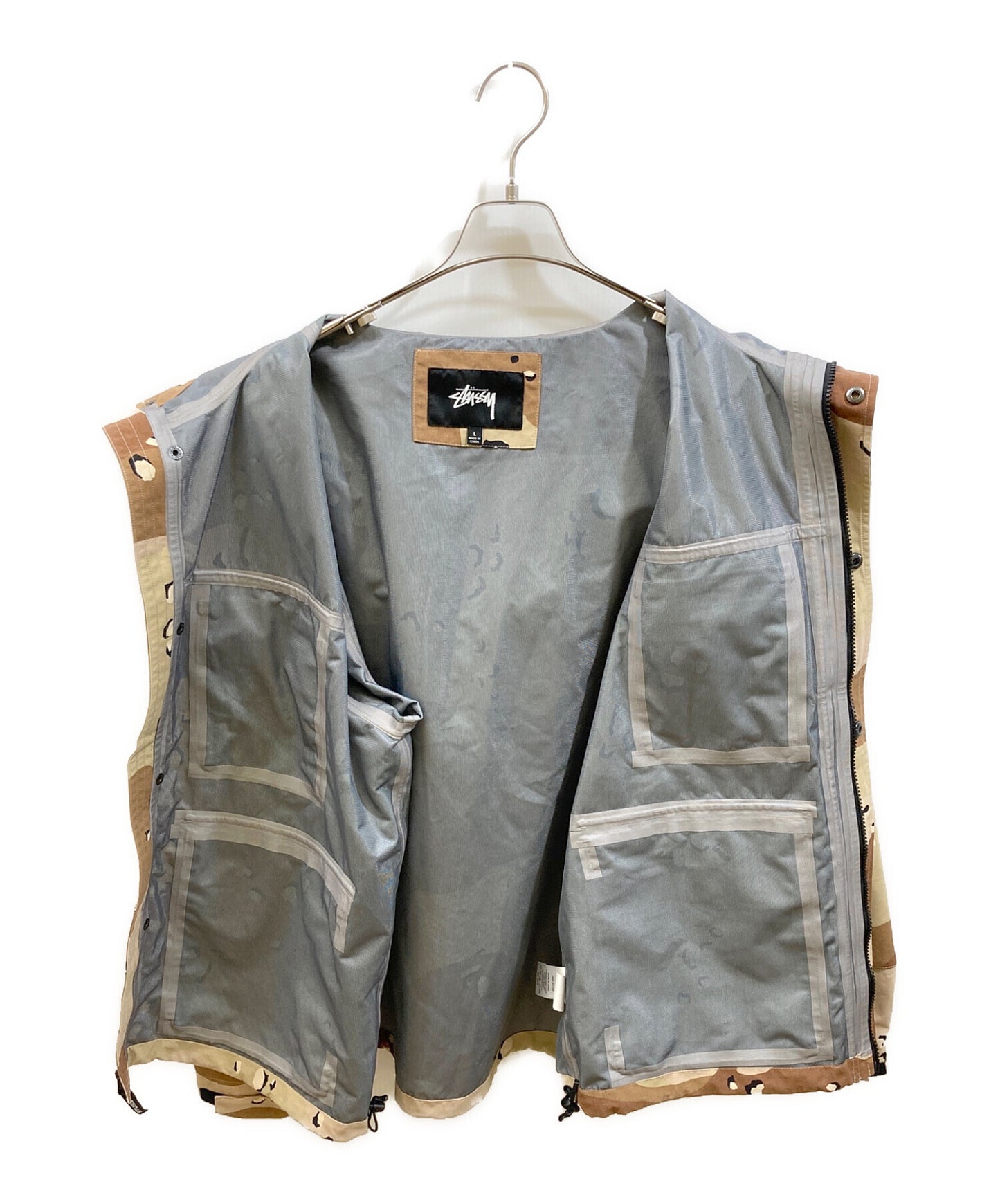 [Pre-owned] stussy CAMO TAPED SEAM FIELD JACKET 115528