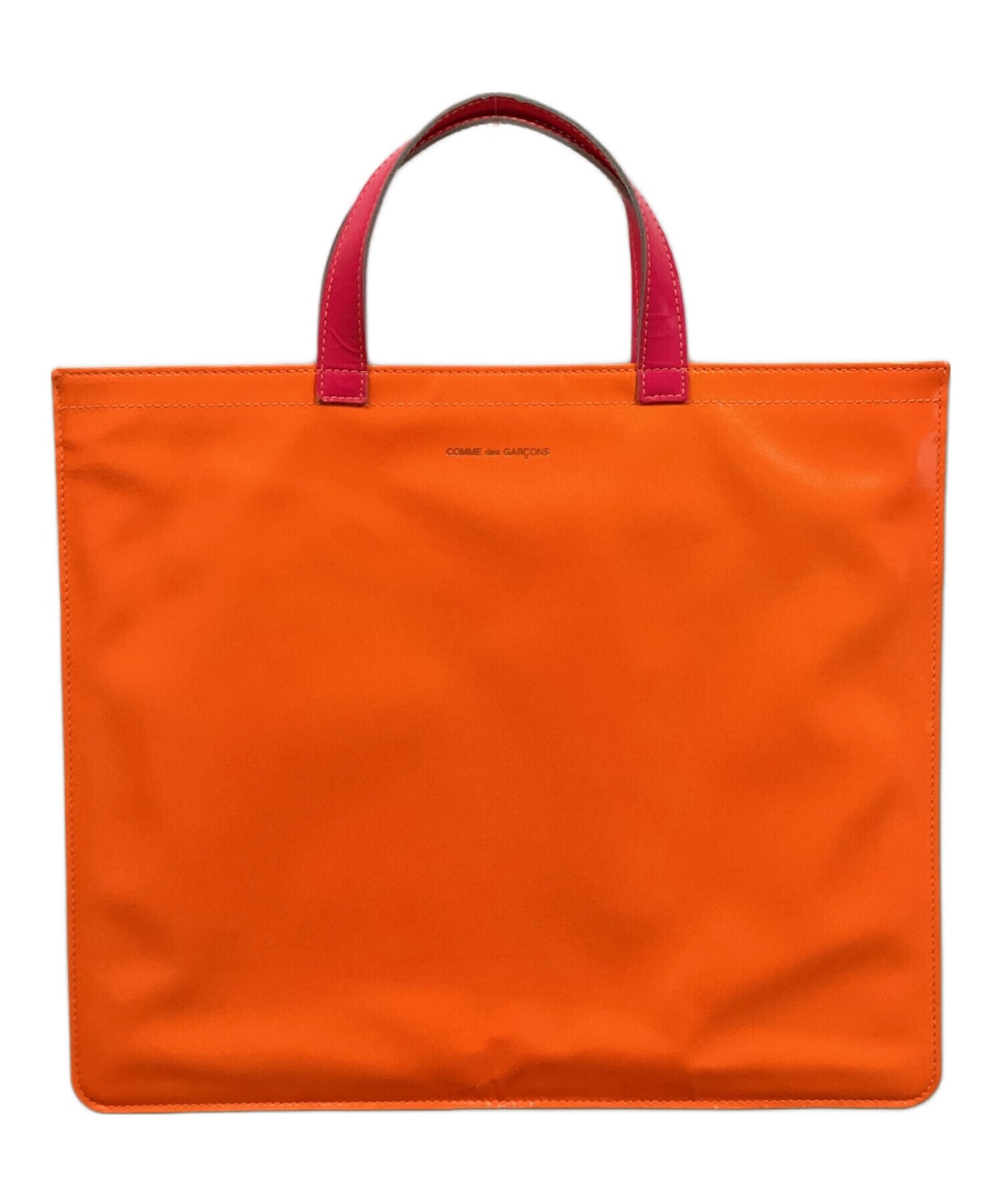 [Pre-owned] COMME des GARCONS Super Flow leather tote bag SA 9000SF