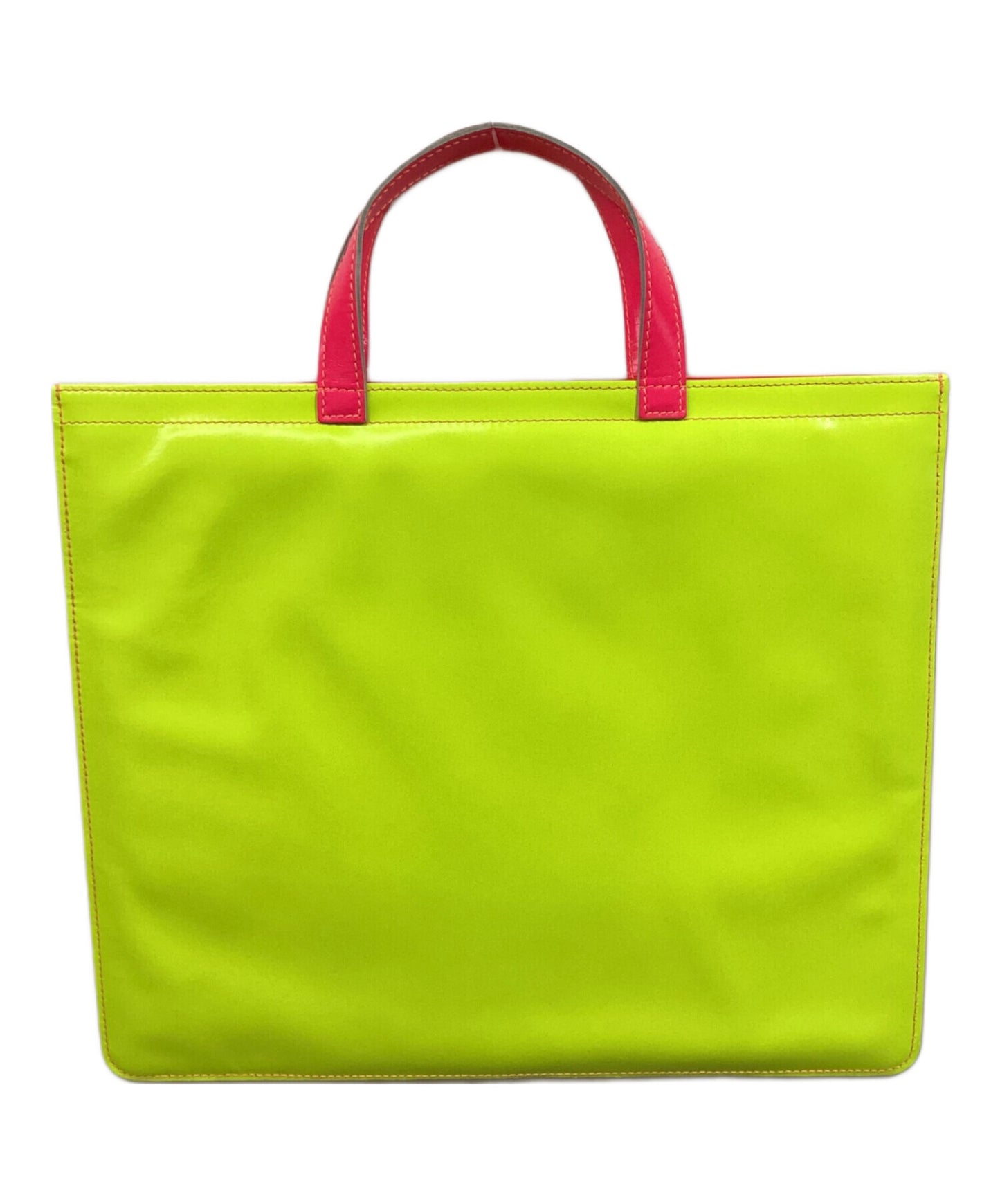 [Pre-owned] COMME des GARCONS Super Flow leather tote bag SA 9000SF