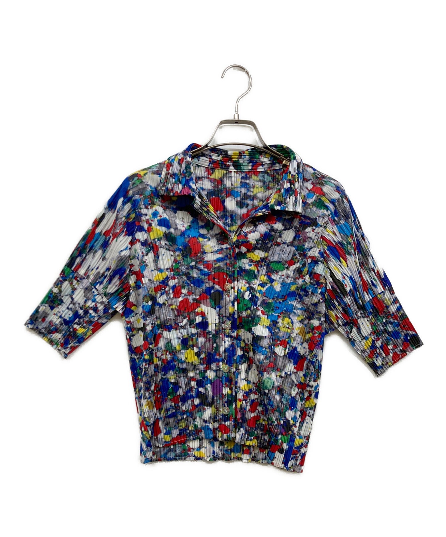 [Pre-owned] PLEATS PLEASE full-length blouse PP96-JK024