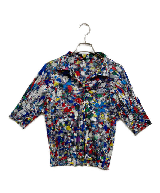 [Pre-owned] PLEATS PLEASE full-length blouse PP96-JK024