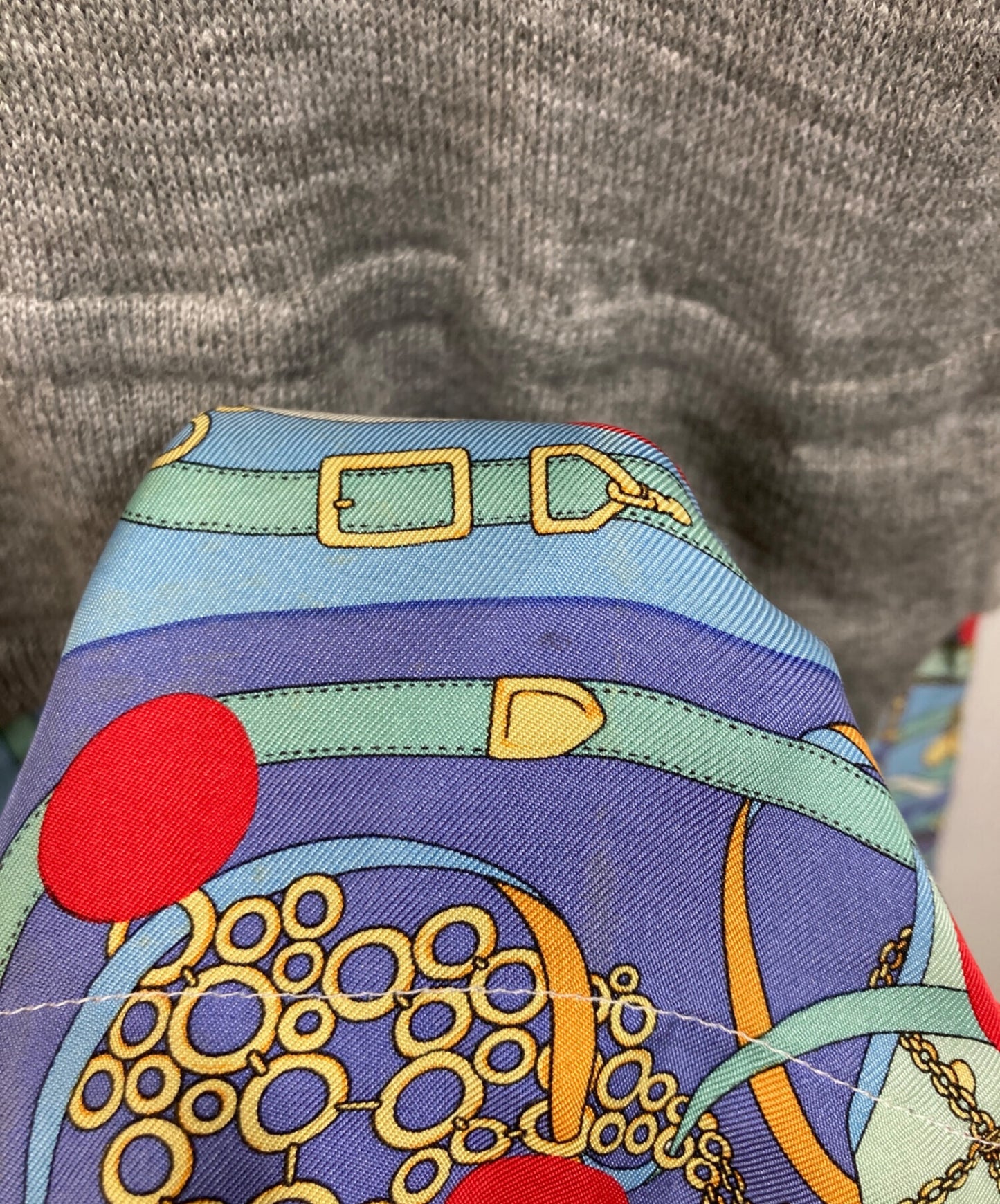 [Pre-owned] COMME des GARCONS COMME des GARCONS Silk dress with different material transition RT-O025