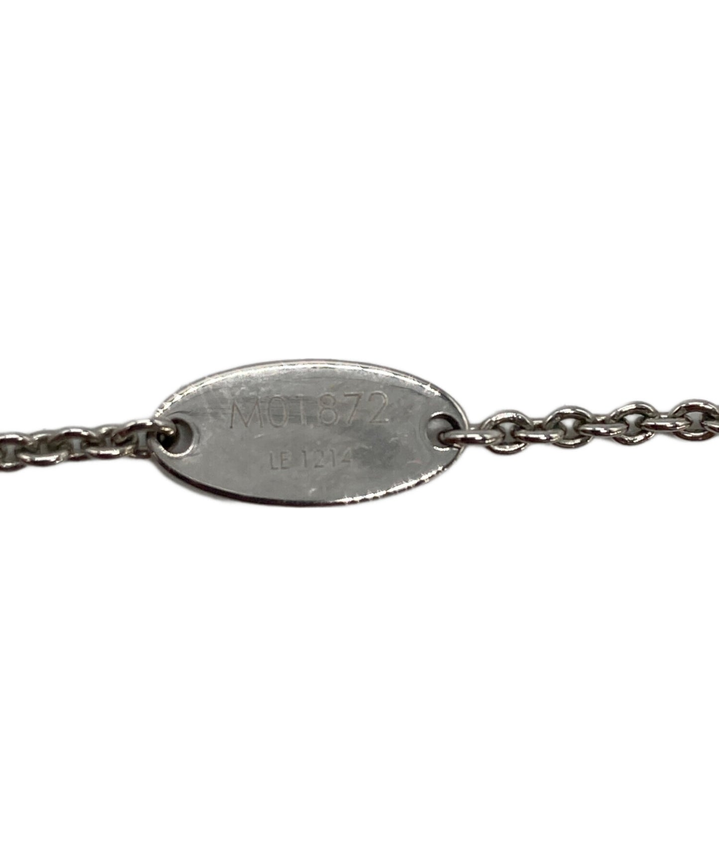 [Pre-owned] LOUIS VUITTON GO-14LV logo chain necklace M01872