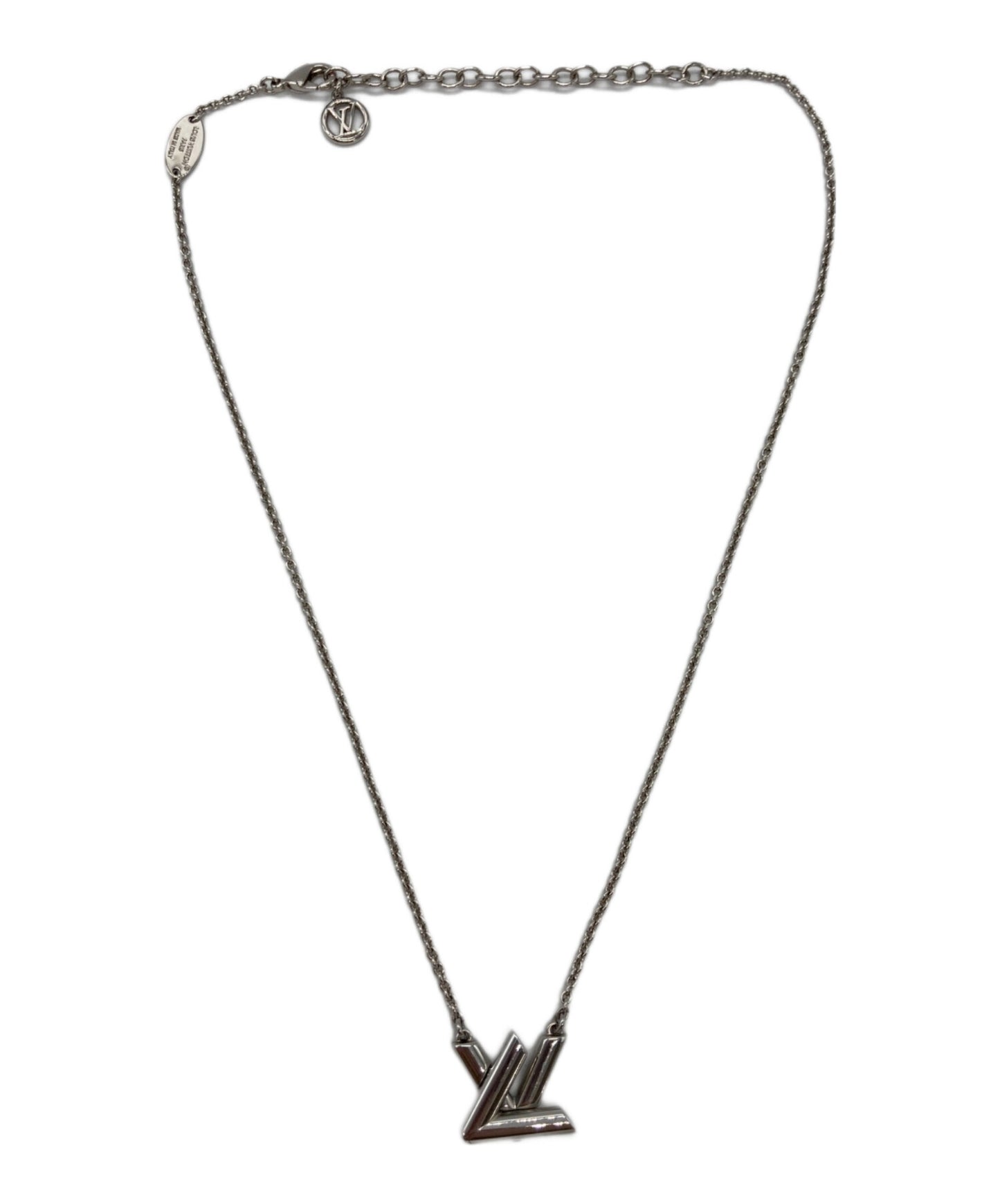 [Pre-owned] LOUIS VUITTON GO-14LV logo chain necklace M01872