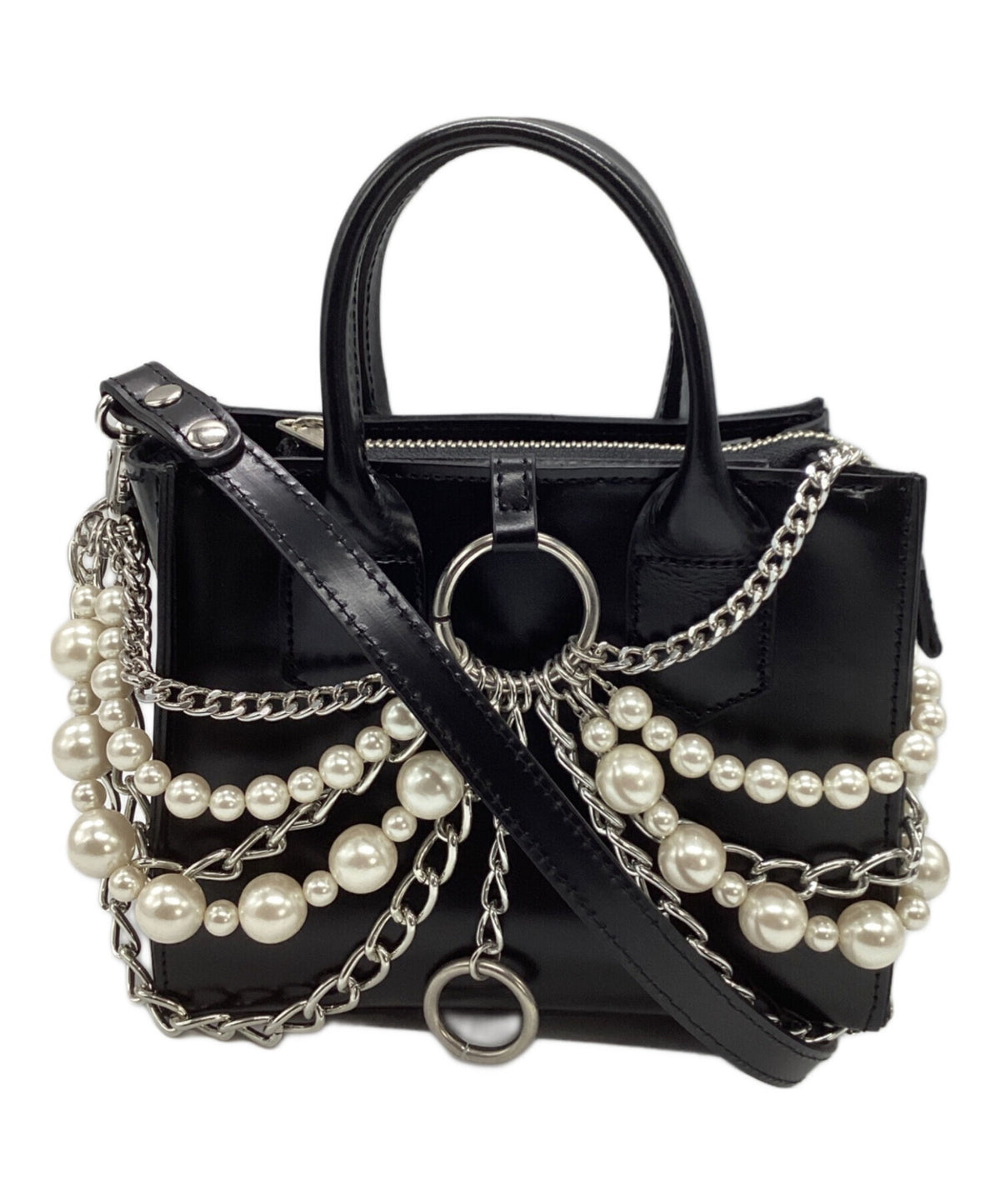 [Pre-owned] JUNYA WATANABE COMME des GARCONS Chain-Trim Handbag JK-K 201