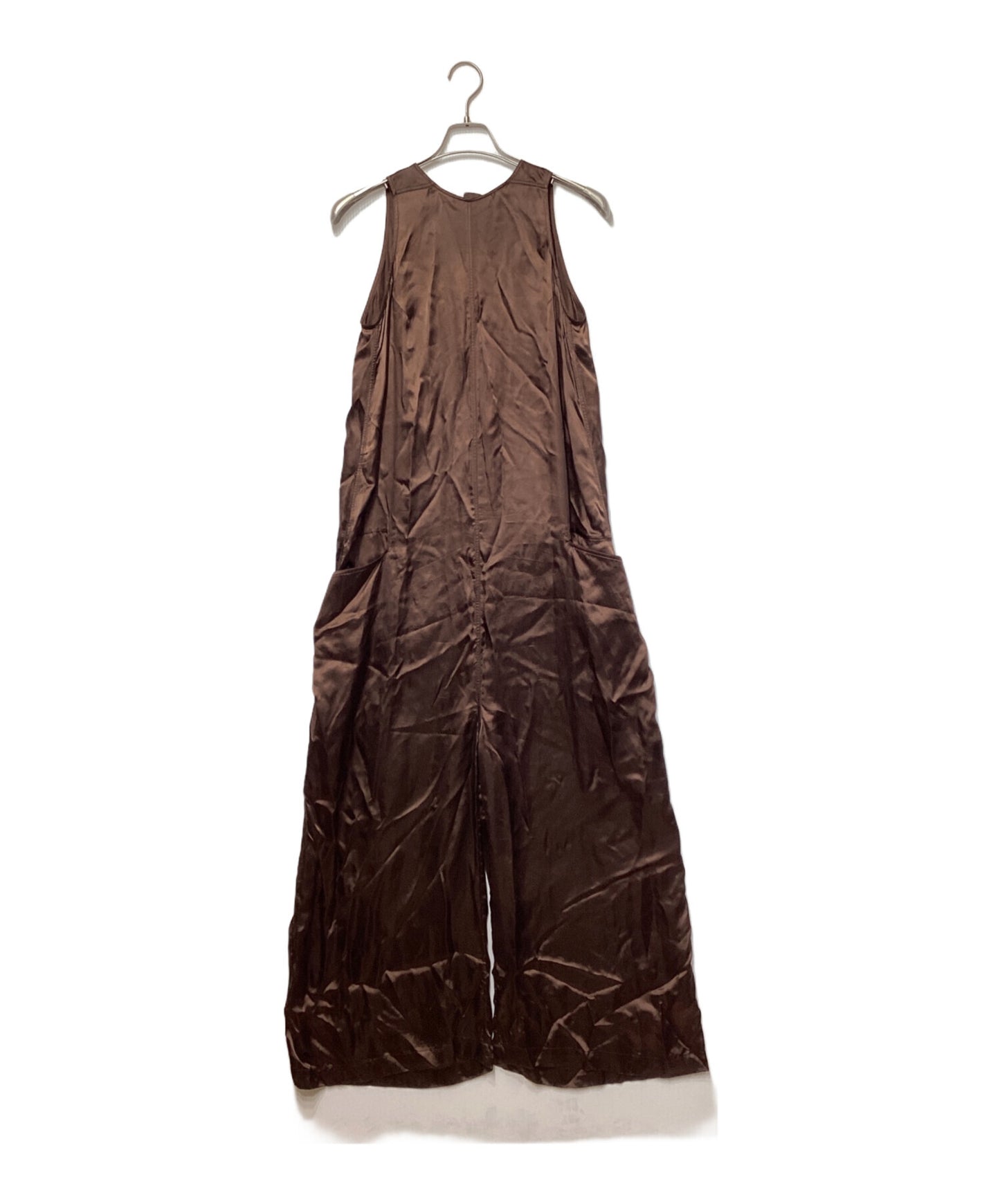 [Pre-owned] RICK OWENS Satin Fluid Jumpsuit RP02C1552-O