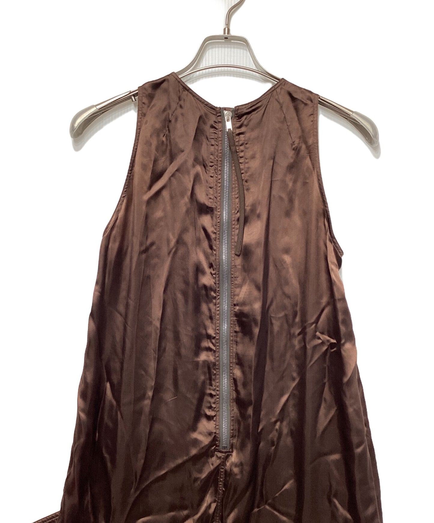[Pre-owned] RICK OWENS Satin Fluid Jumpsuit RP02C1552-O