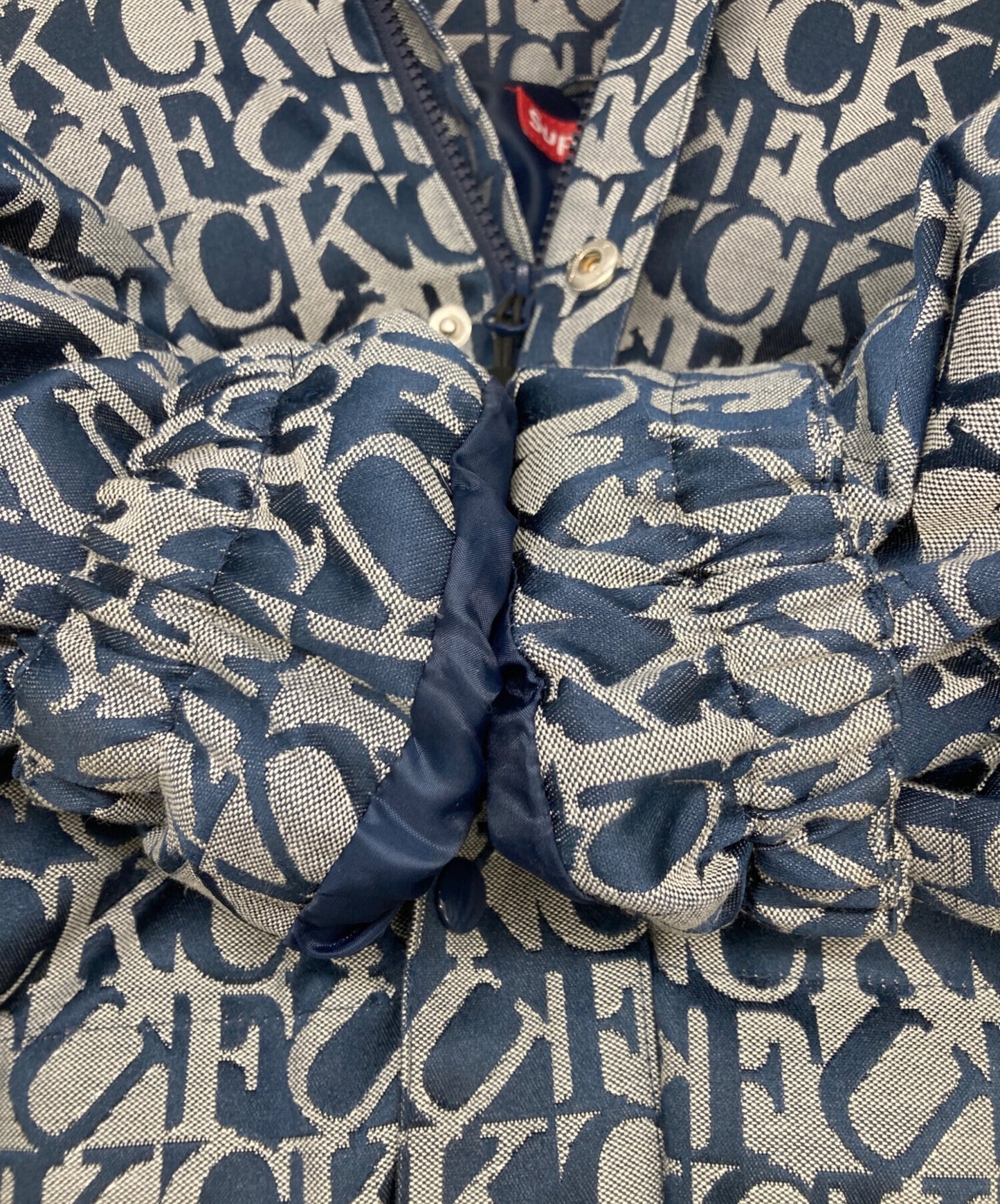 [Pre-owned] SUPREME Fuck Jacquard Puffy Jacket