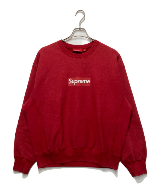 [Pre-owned] SUPREME Washed Box Logo Crewneck