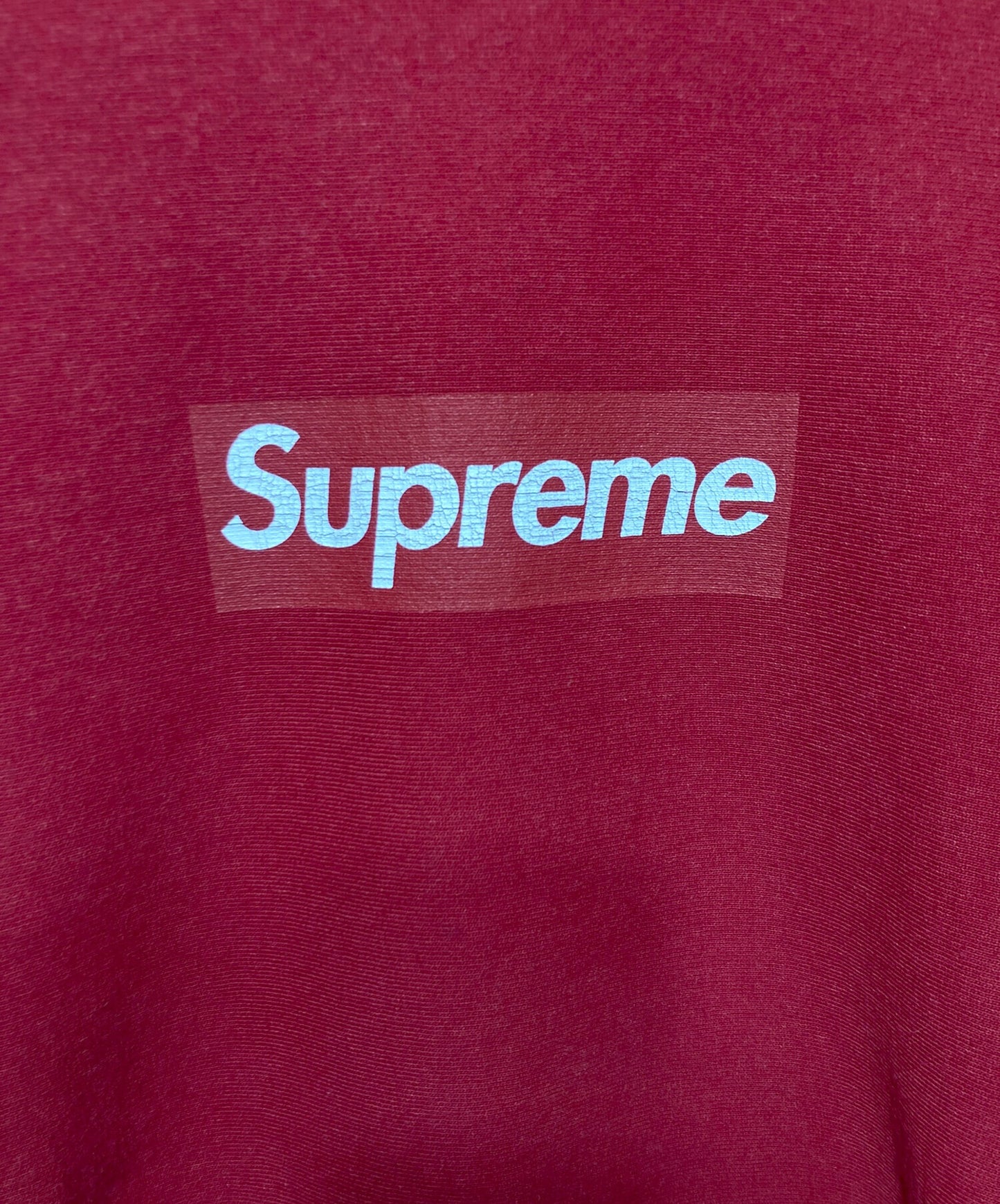 [Pre-owned] SUPREME Washed Box Logo Crewneck