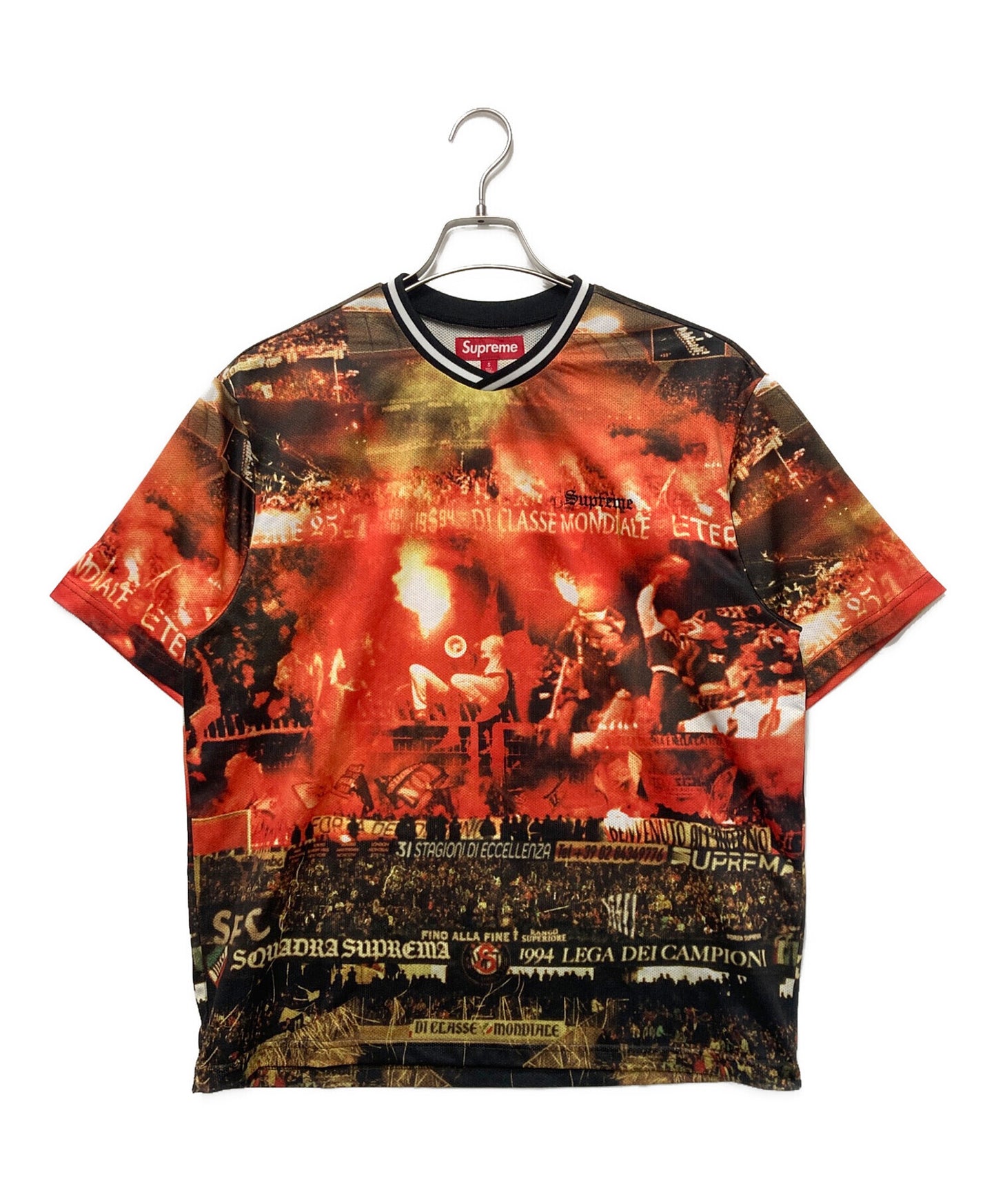 [Pre-owned] SUPREME Vinci Per Noi Soccer Jersey