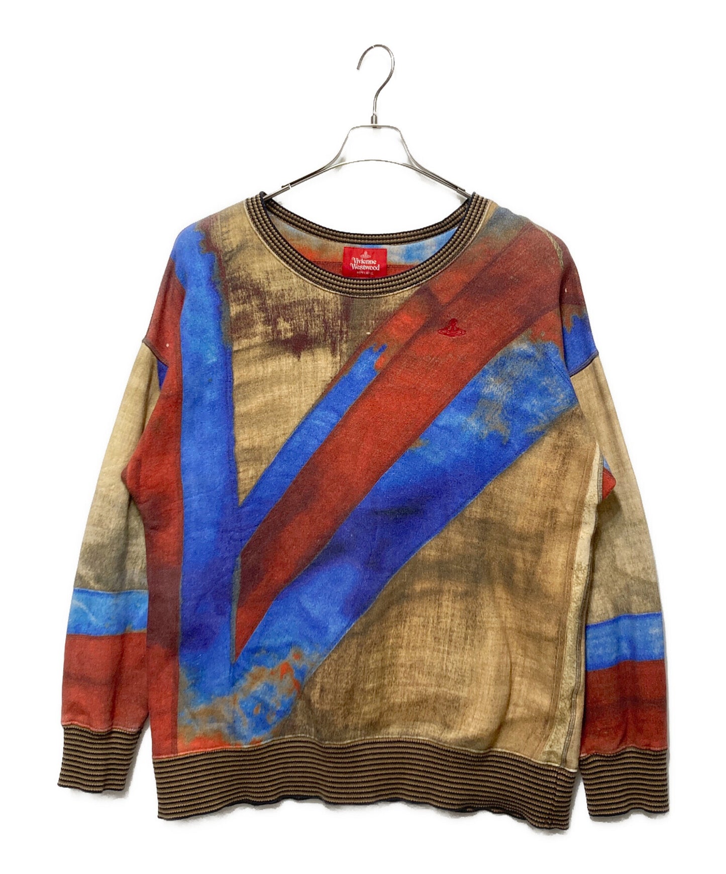 [Pre-owned] Vivienne Westwood UNION JACK Graphic Sweatshirt 17-13-312009