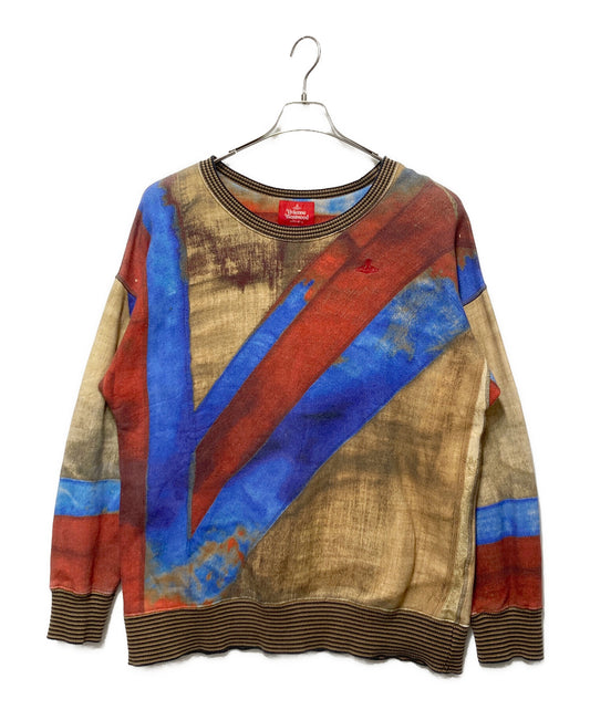 [Pre-owned] Vivienne Westwood UNION JACK Graphic Sweatshirt 17-13-312009