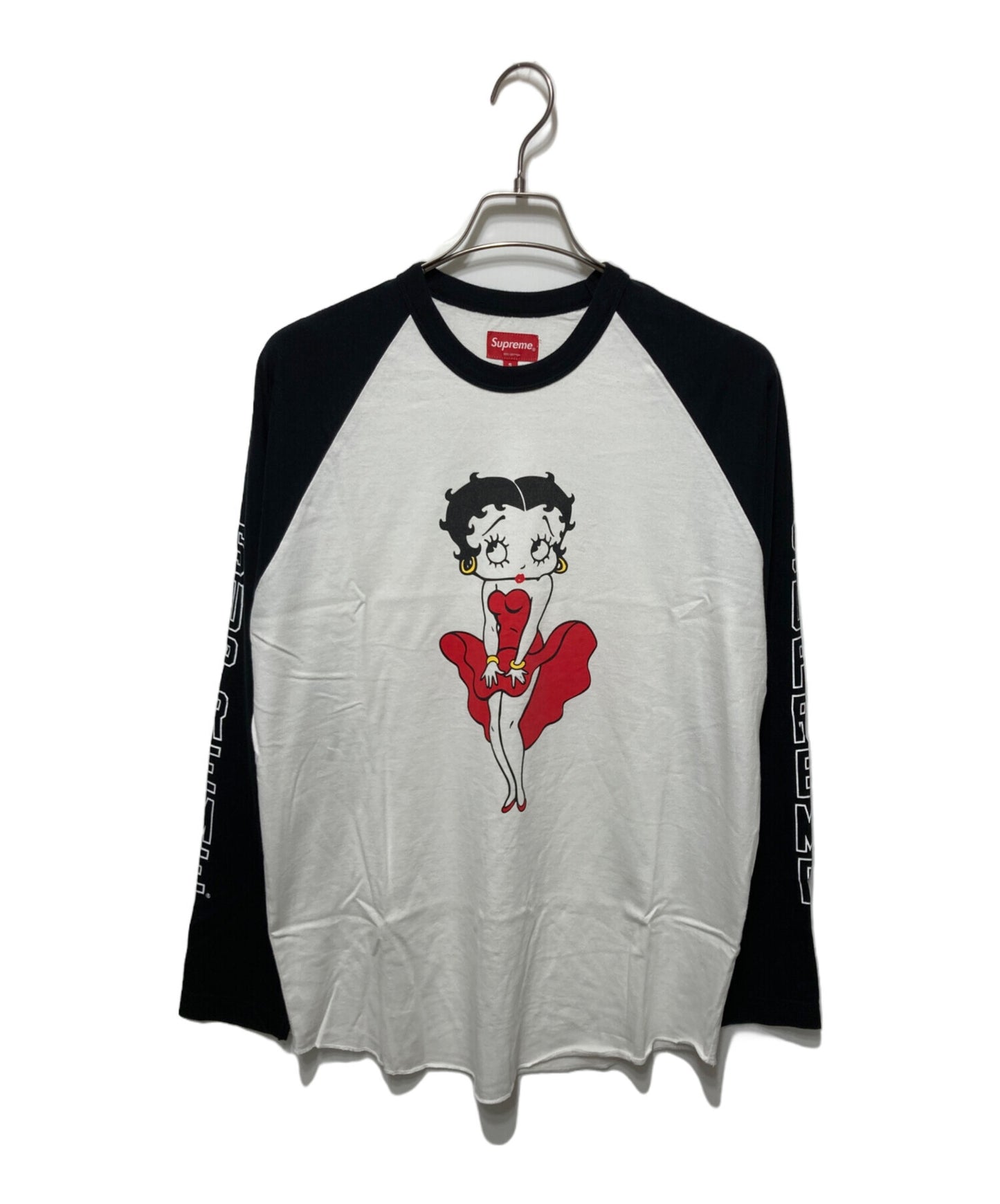 [Pre-owned] SUPREME BETTY BOOP RAGLAN