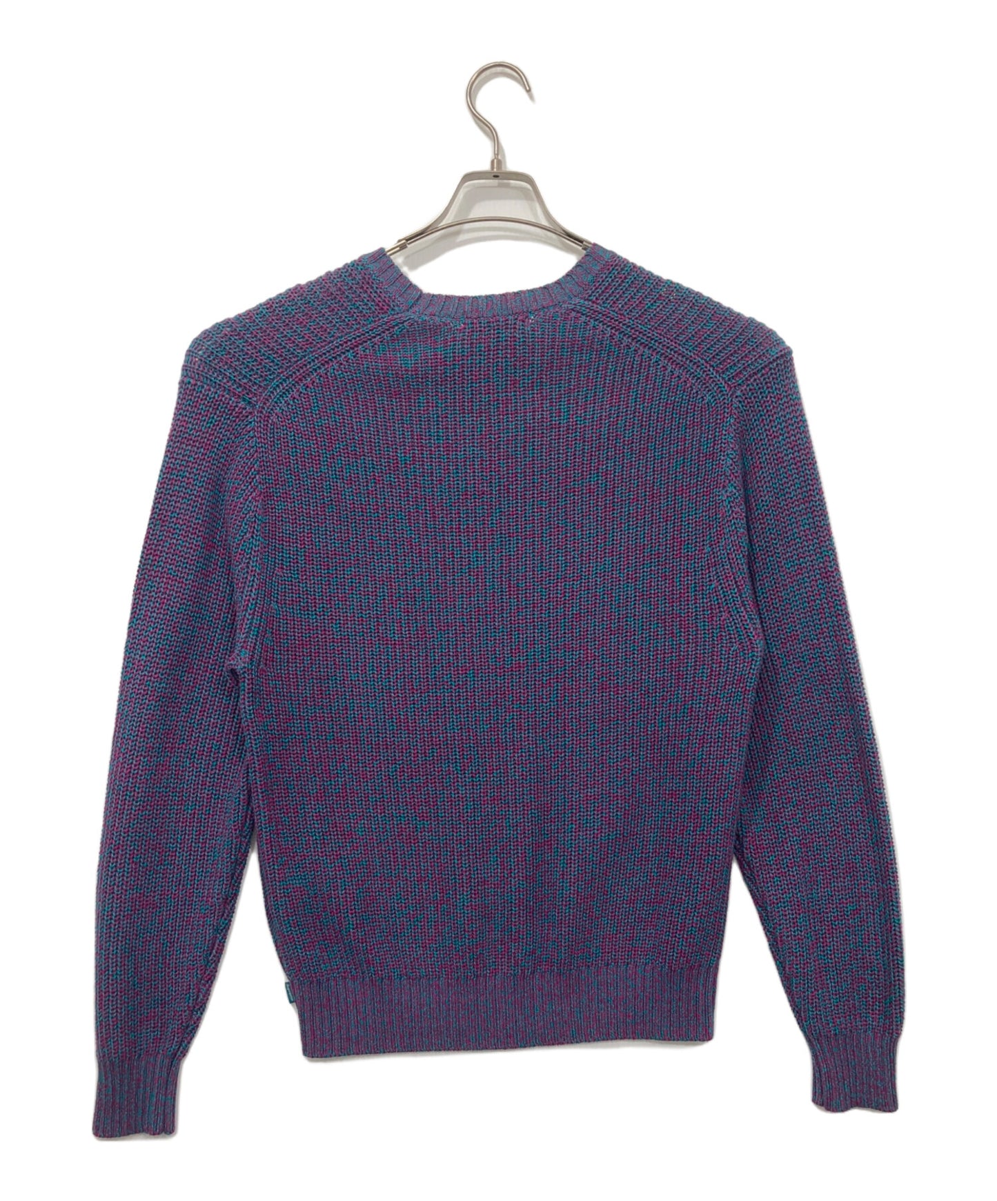 [Pre-owned] SUPREME 21AW Melange Rib Knit Sweater Small Box Logo