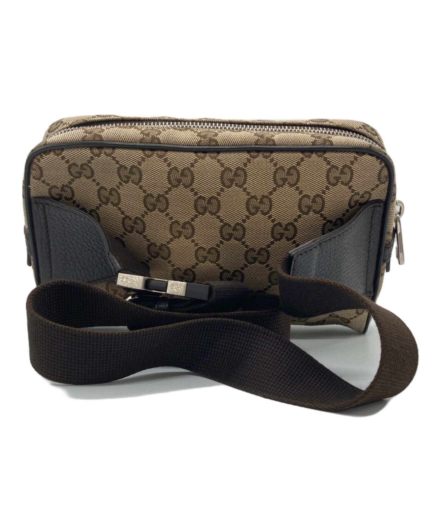 [Pre-owned] GUCCI GG Canvas Waist Bag 449174