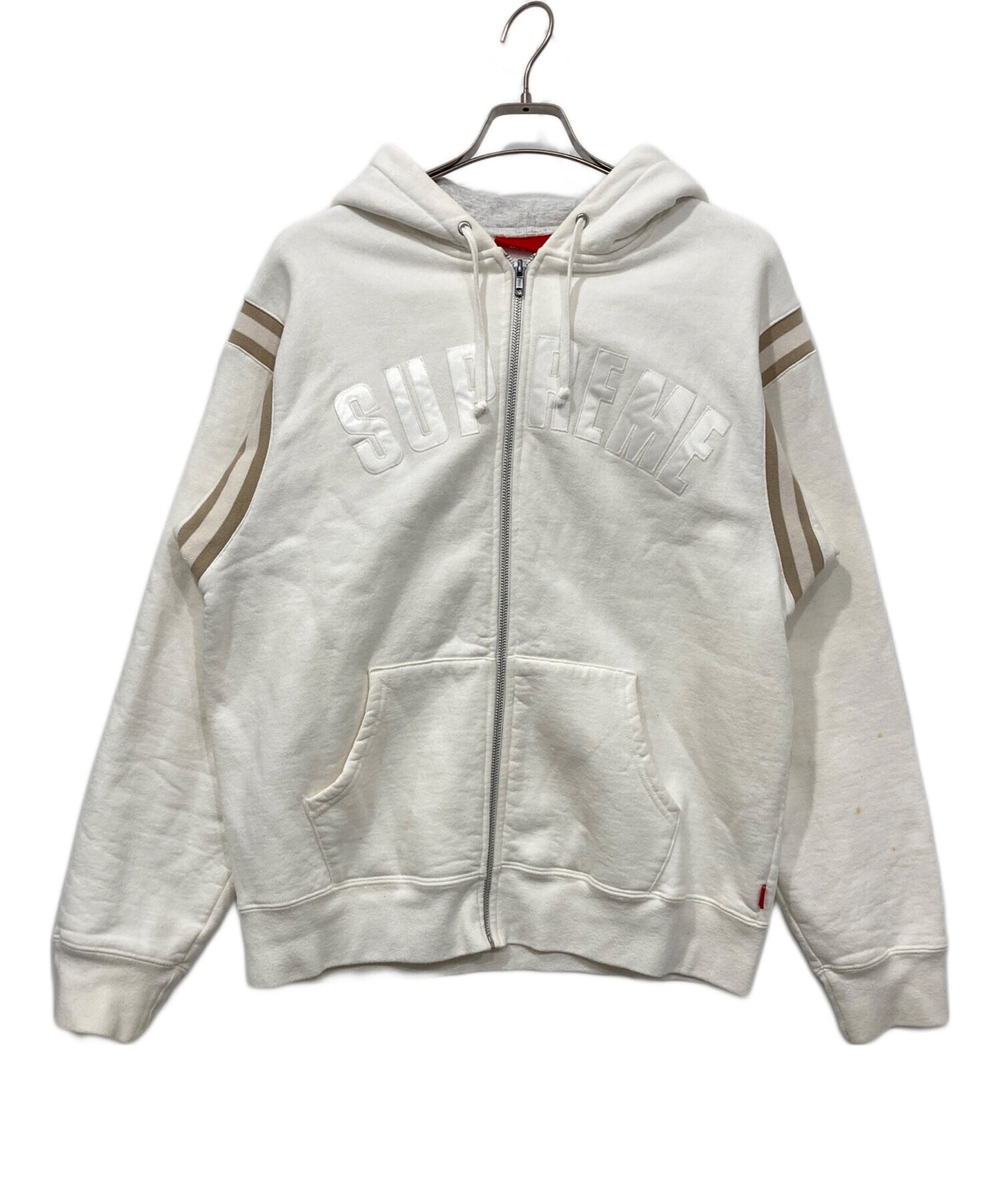 [Pre-owned] SUPREME Jet Sleeve Zip Up Hooded Sweatshirt
