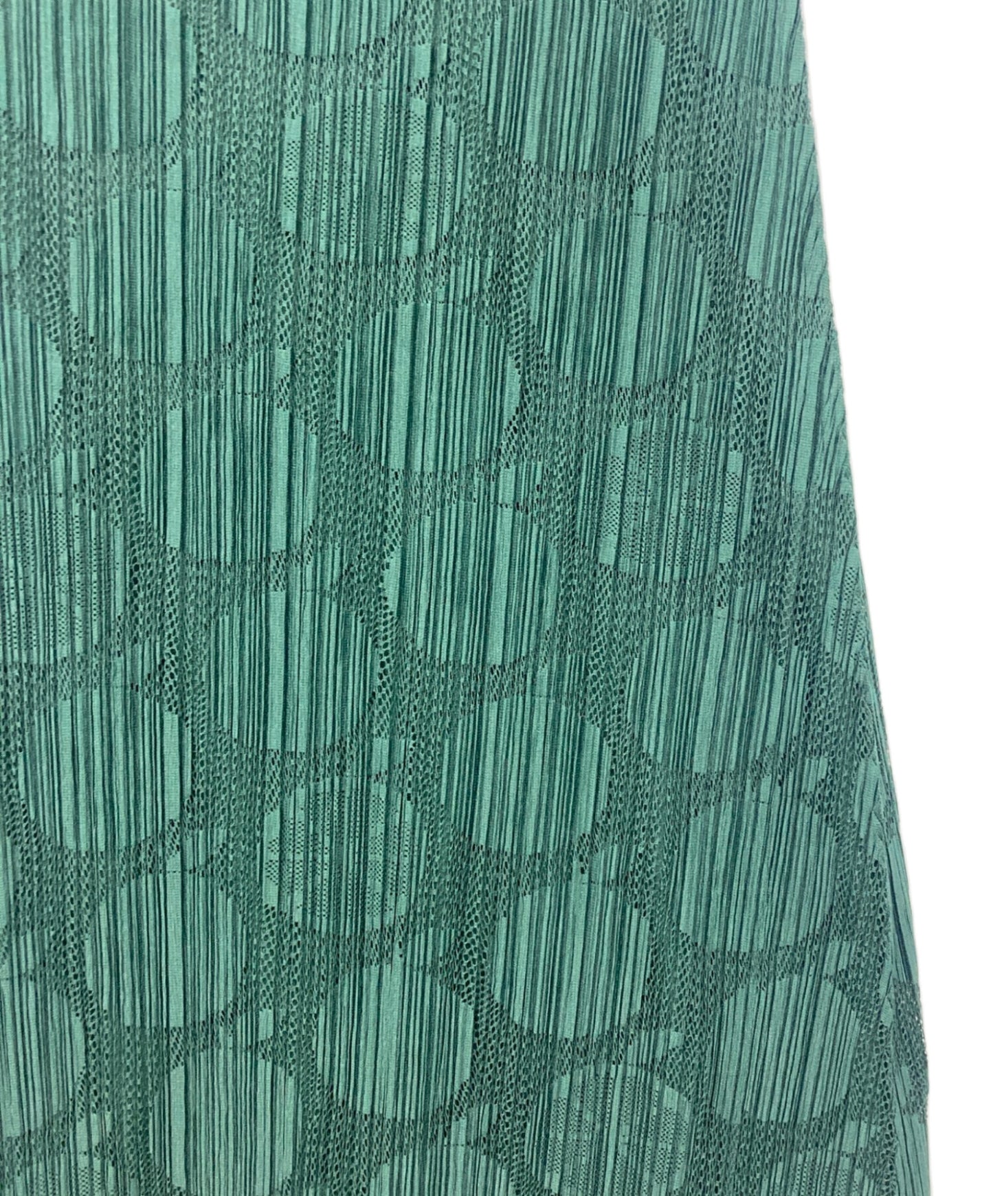 [Pre-owned] PLEATS PLEASE Fruit Pattern Lace Pleated Dress PP83-JH575